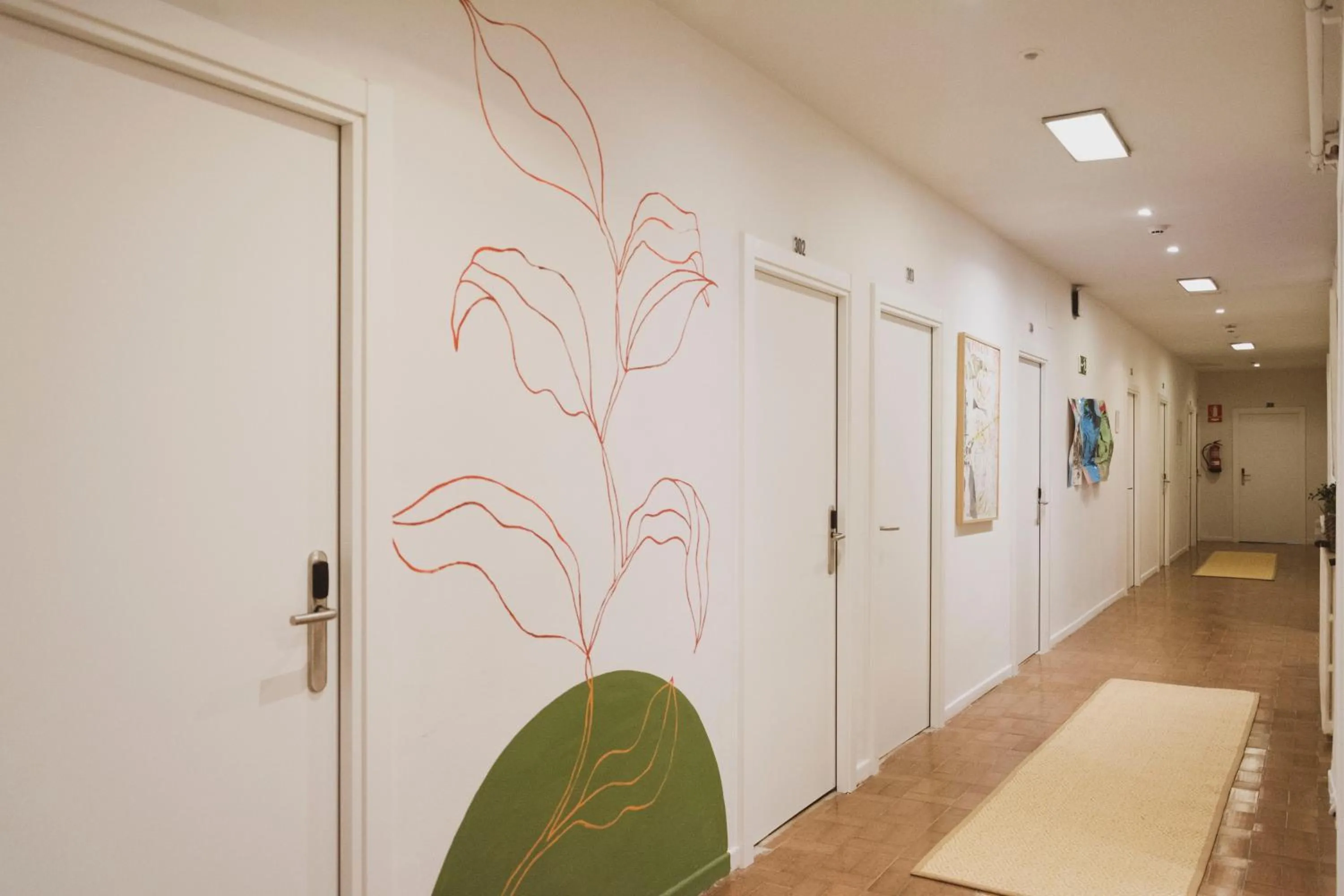 Decorative detail in A Room In The City Hostel