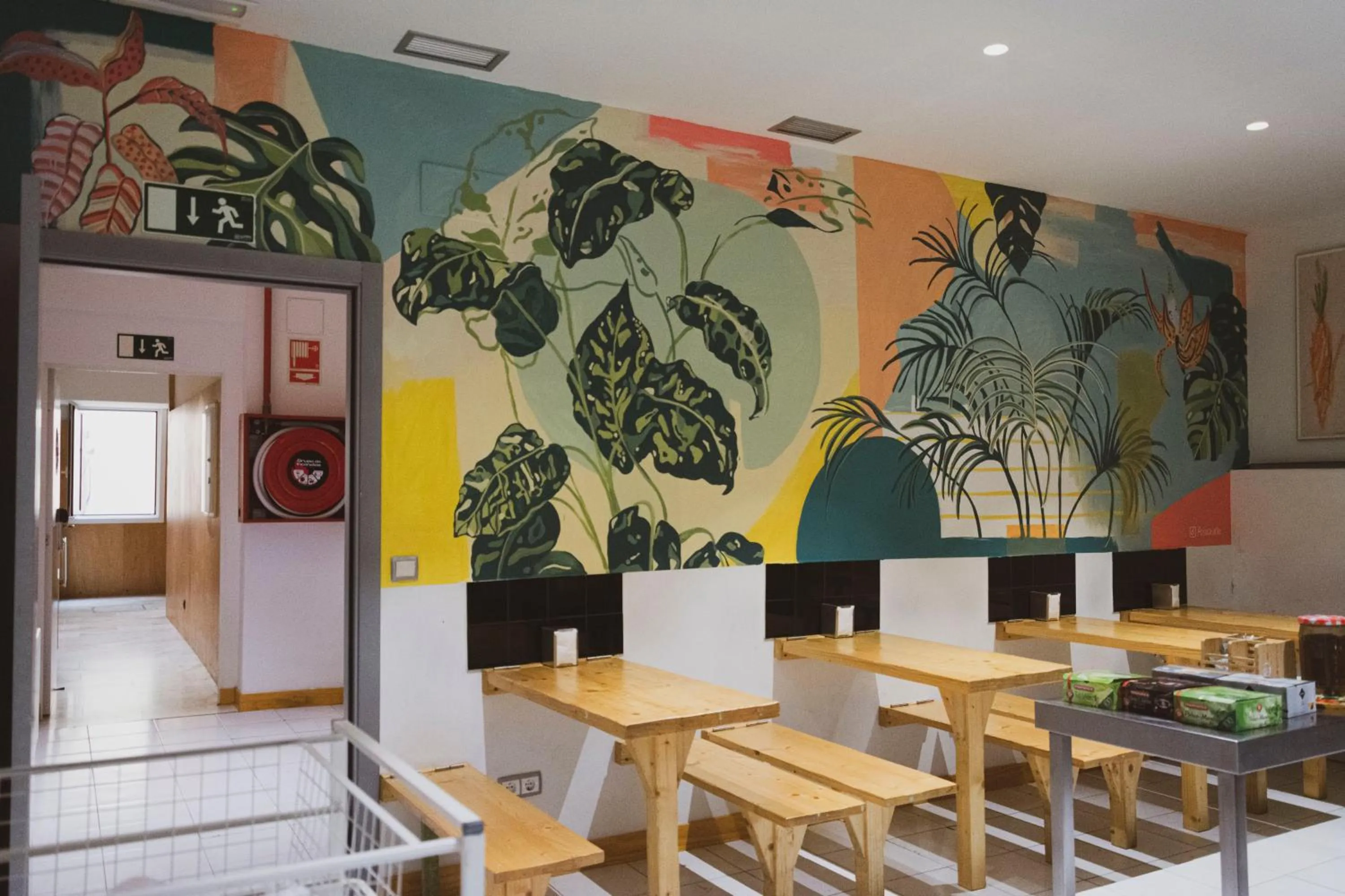 Dining area in A Room In The City Hostel