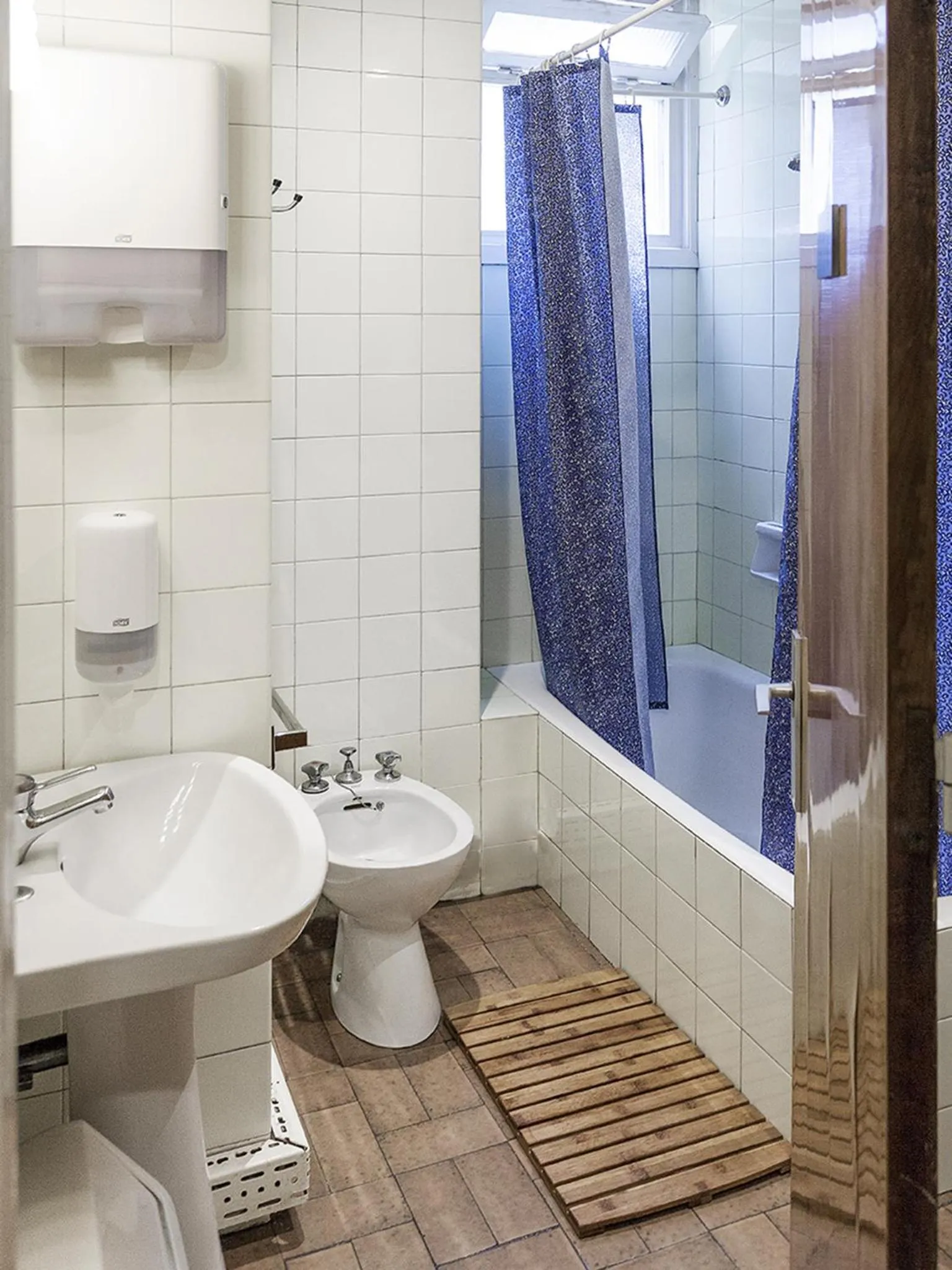 Shower in A Room In The City Hostel