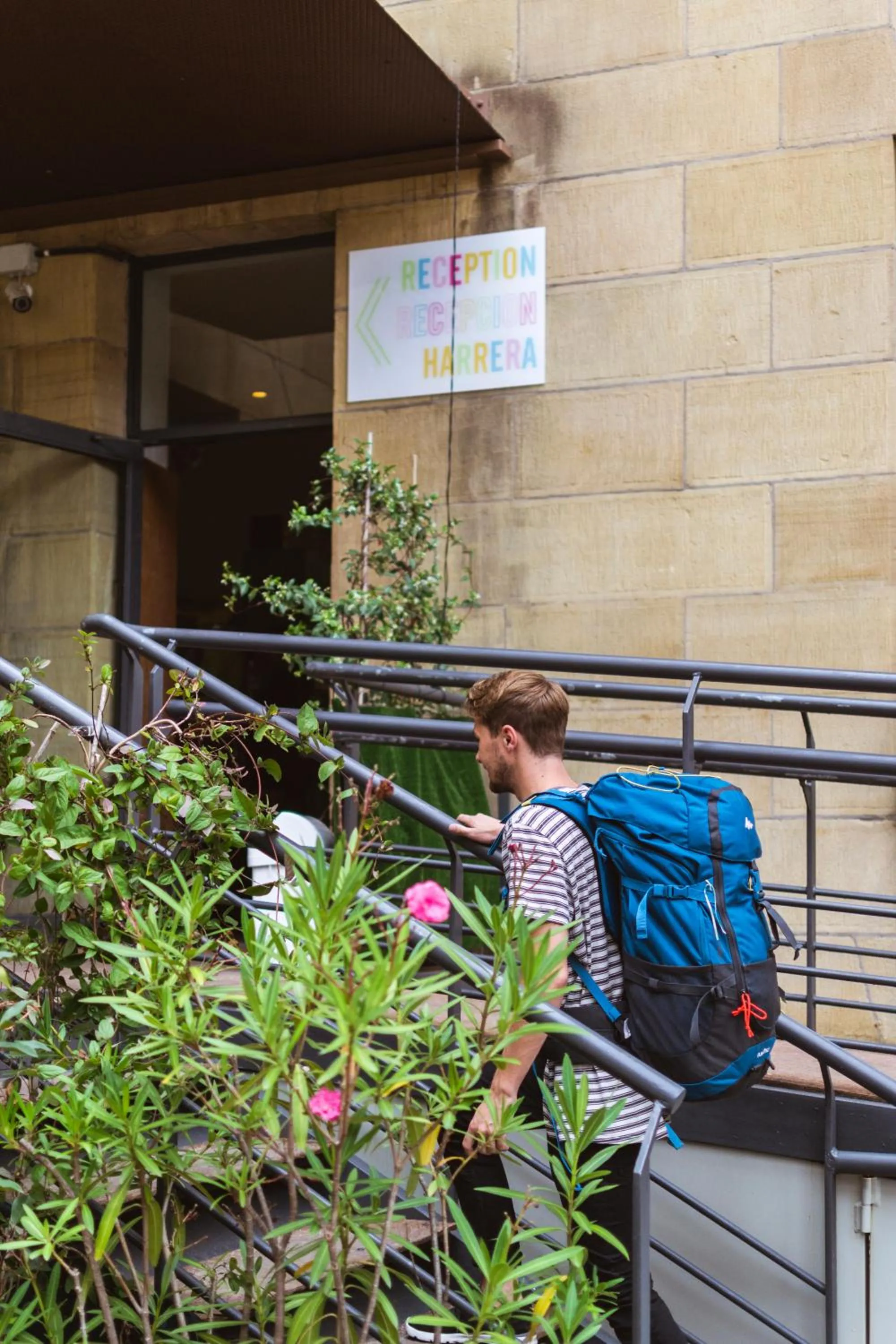 Lobby or reception in A Room In The City Hostel