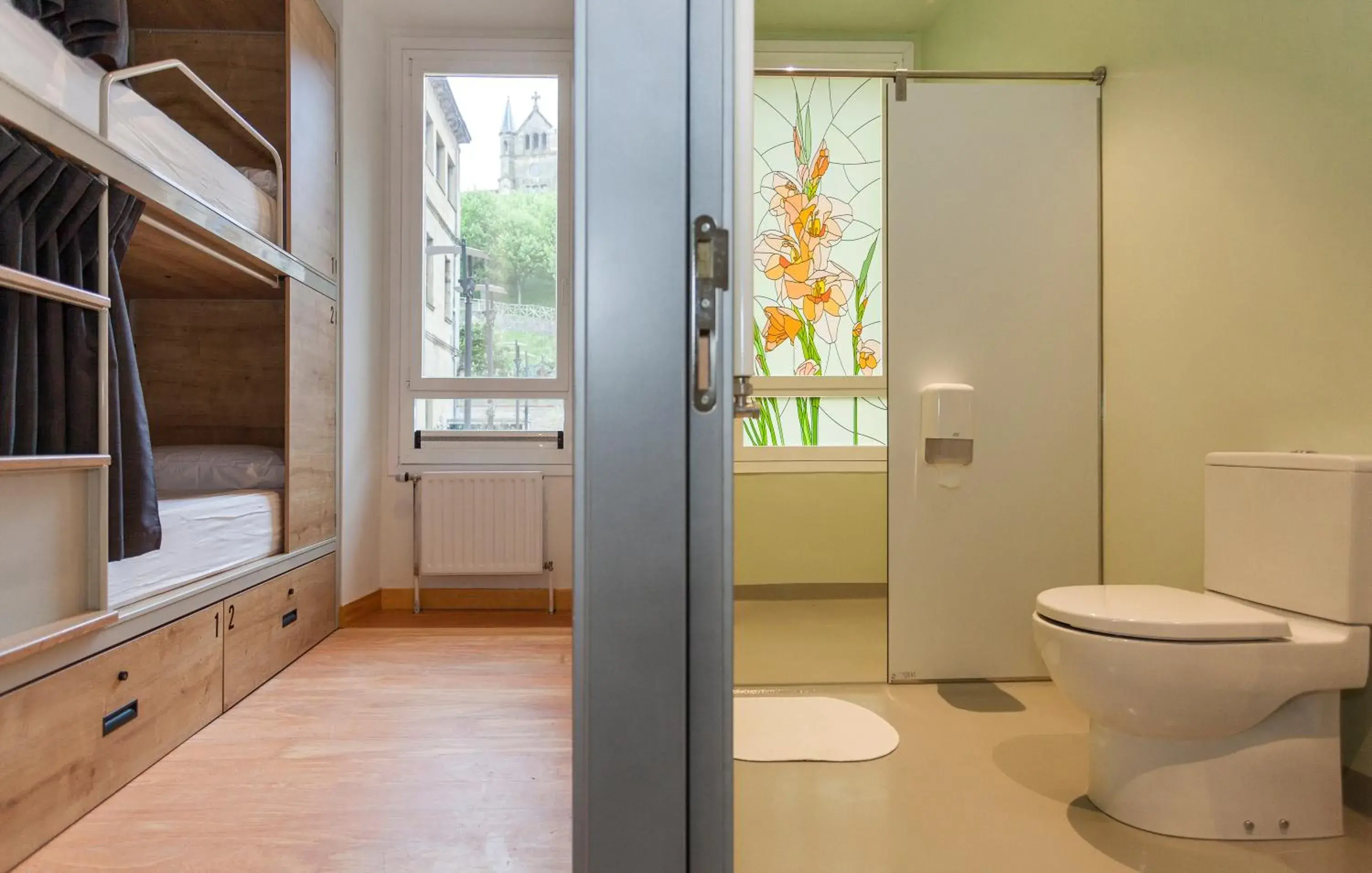 Twin Room (Bunk Bed) with Private Bathroom in A Room In The City Hostel Twin Room (Bunk Bed) with Private Bathroom in A Room In The City Hostel