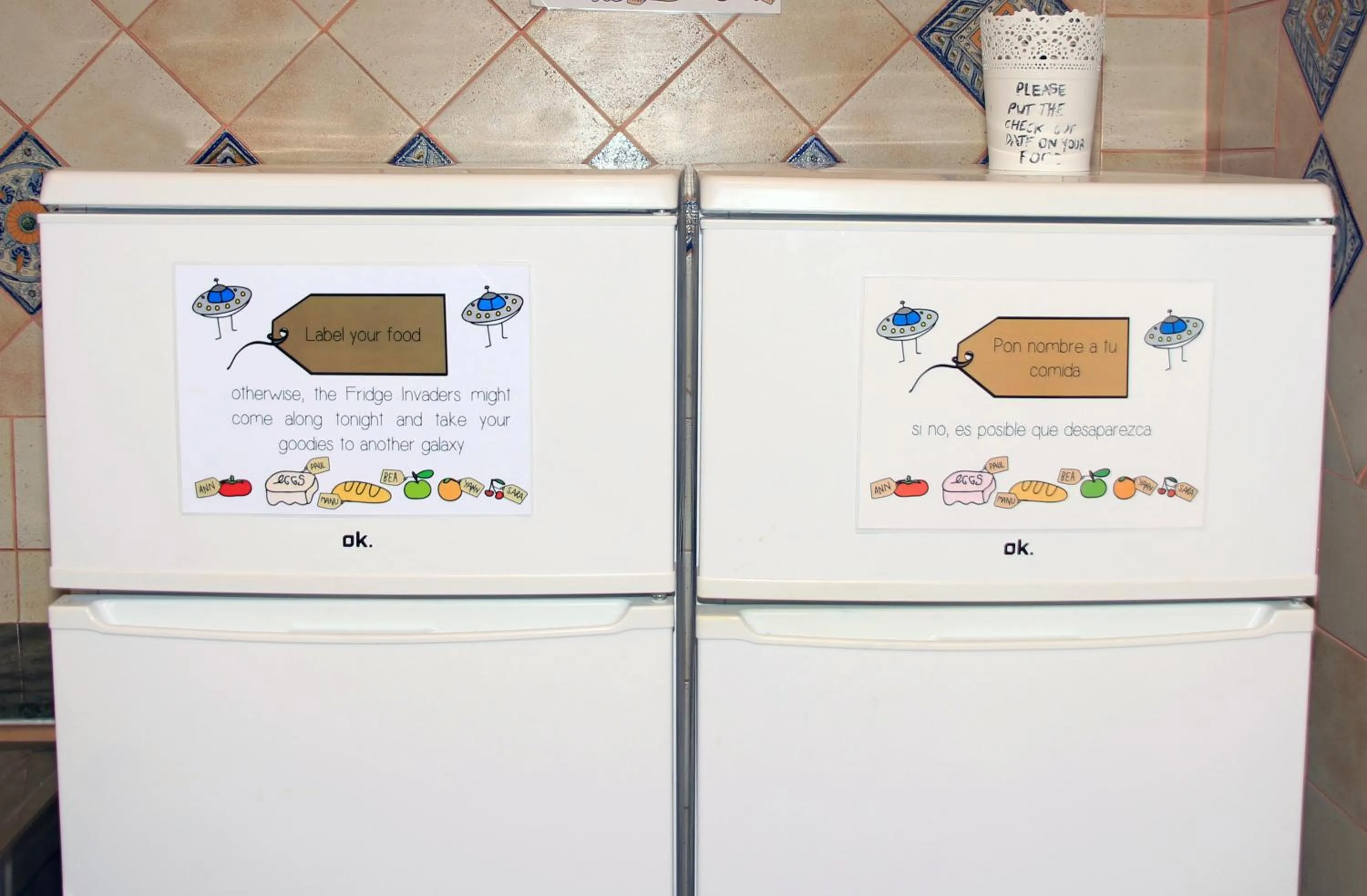 Kitchen or kitchenette in A Room In The City Hostel