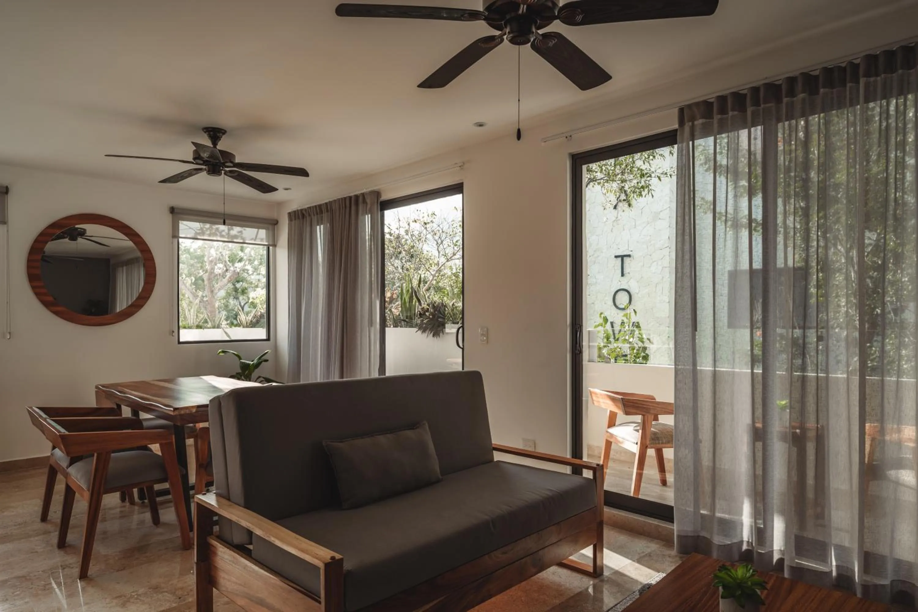 Living room in Best Condo with Rooftop Pool, Gym, Coworking, Cinema