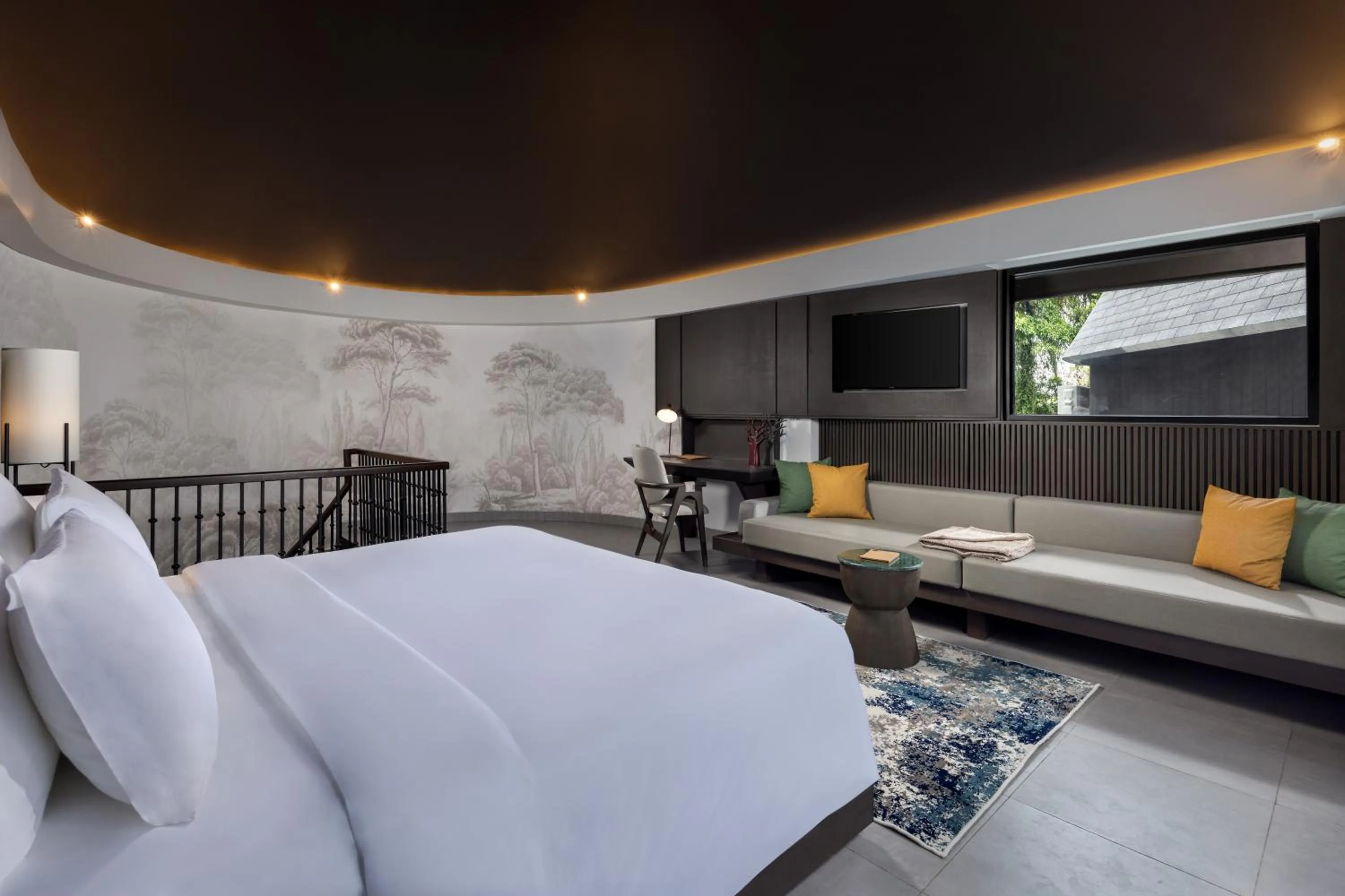 Bed in Quenzo Beach Resort