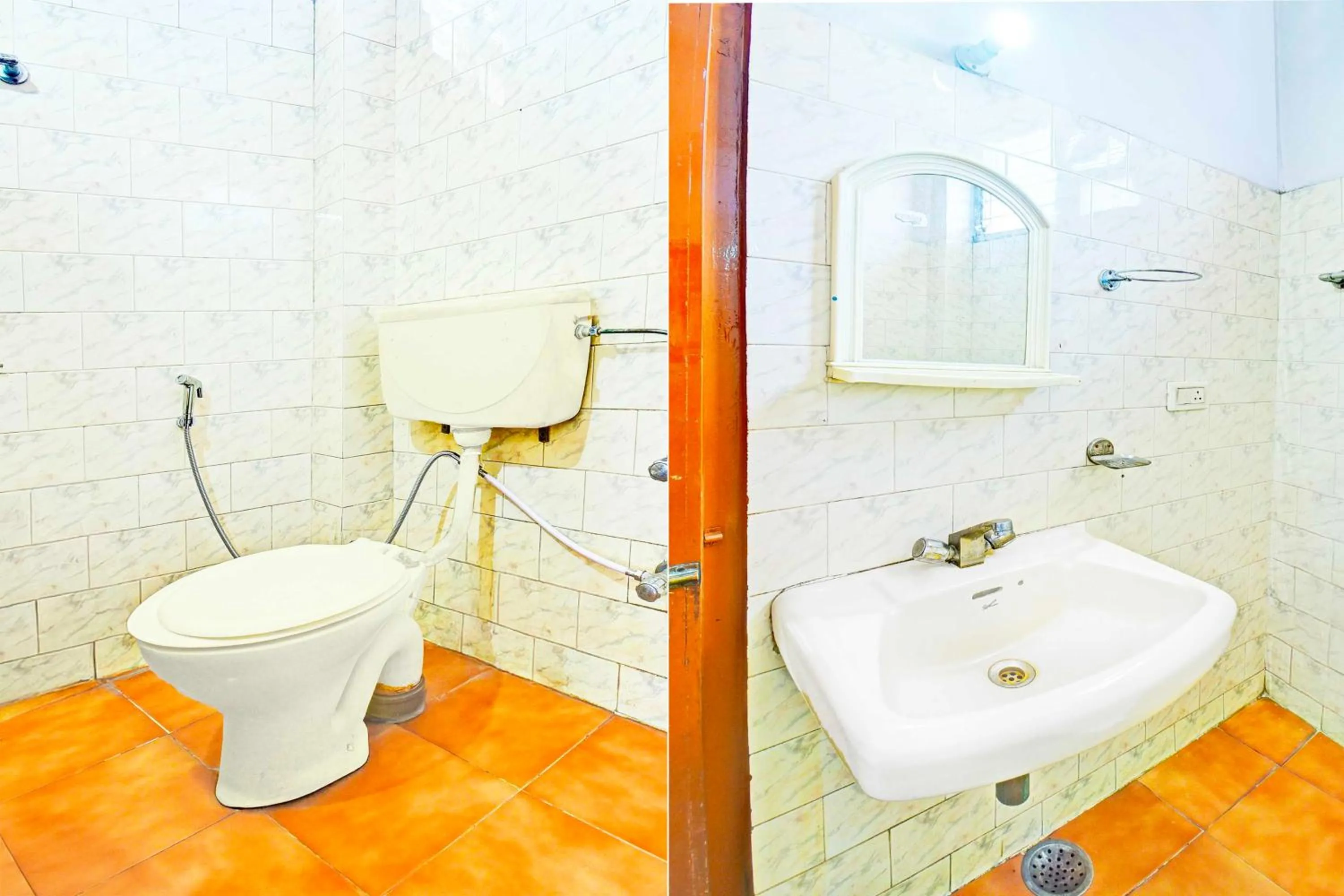 Bathroom in Hotel O Hathroi Market Near Dhuleshwar Garden