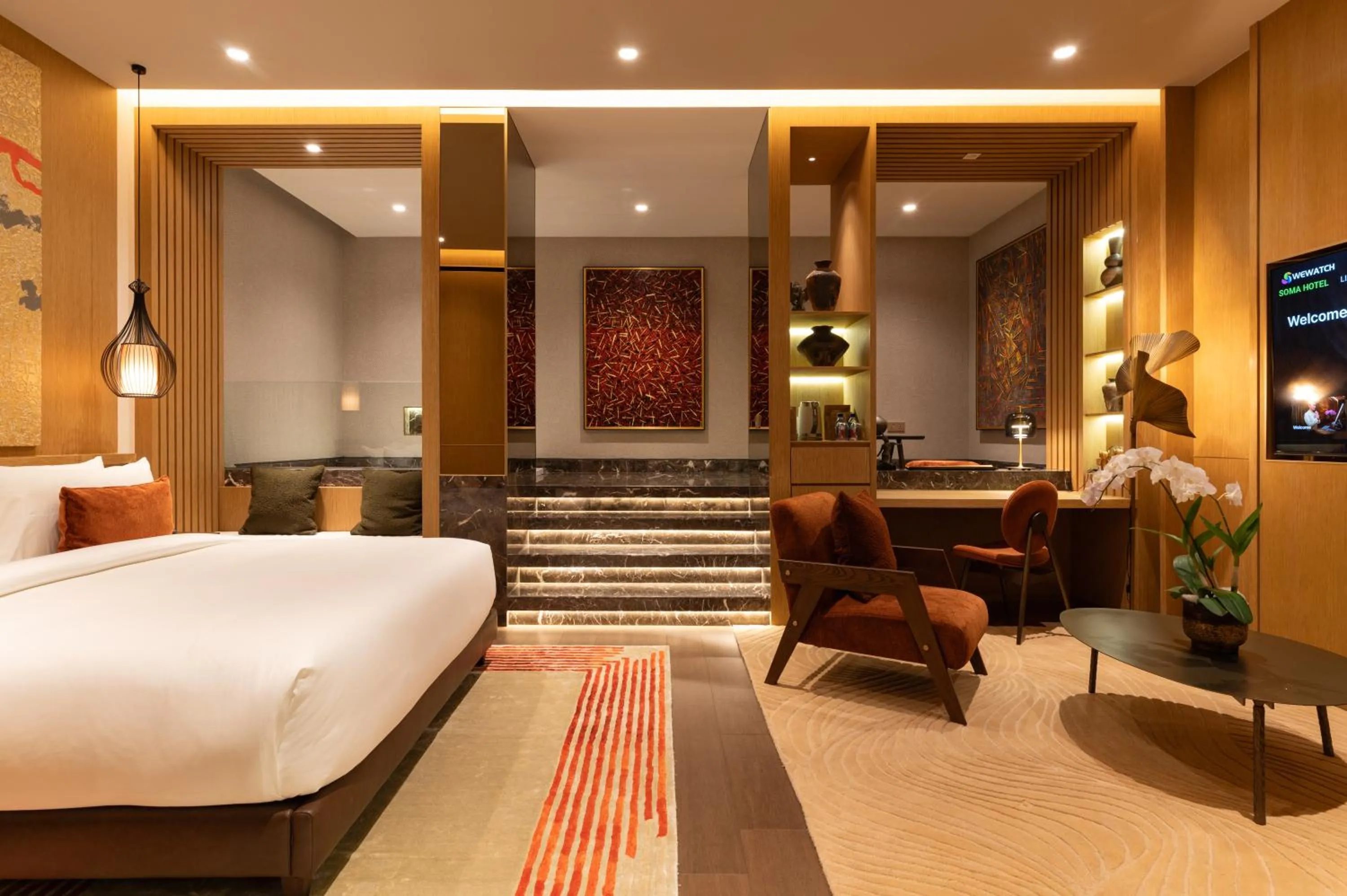 Bed in SOMA HOTEL Riverside