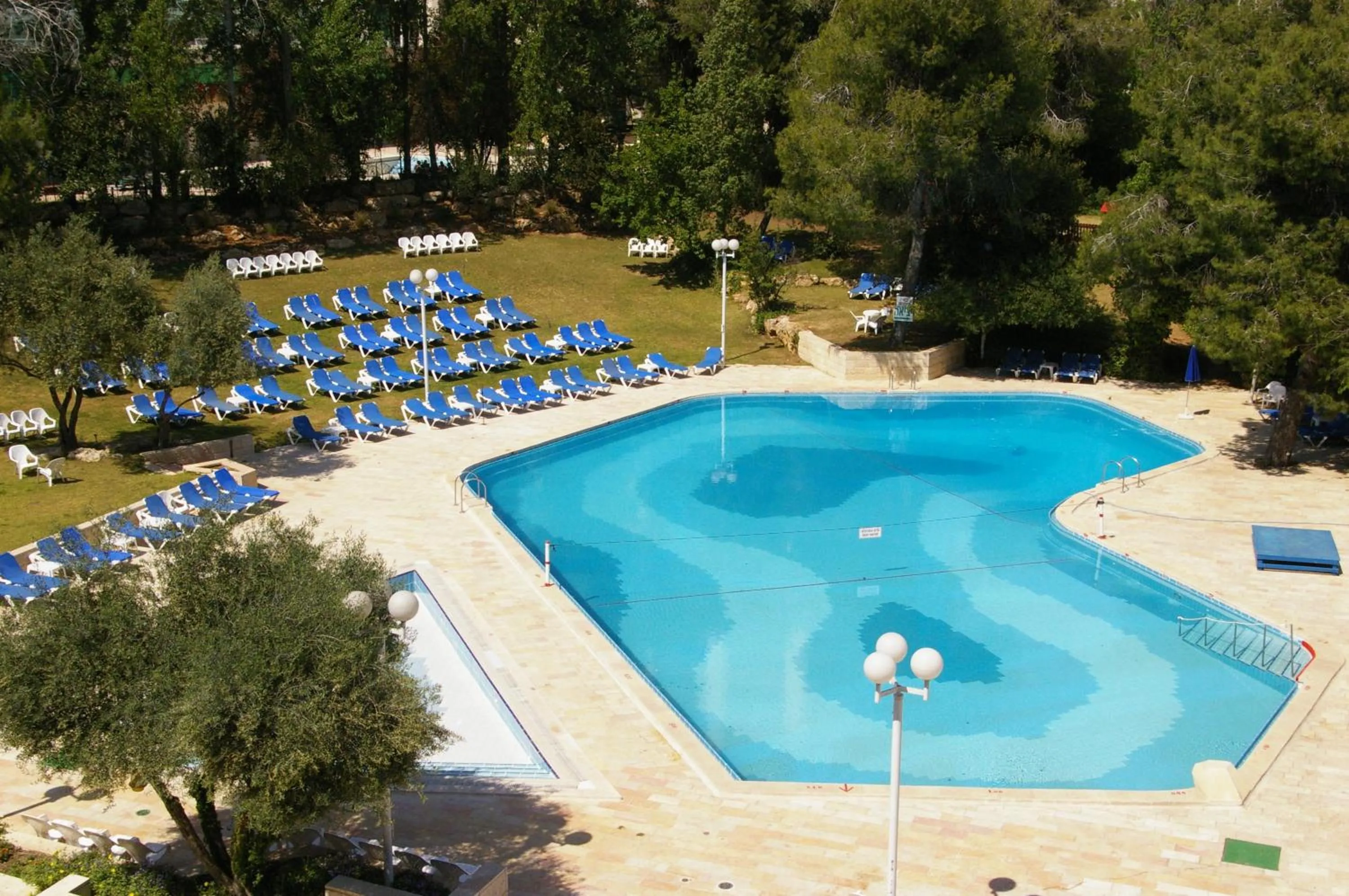 Patio in Ramada Jerusalem Hotel