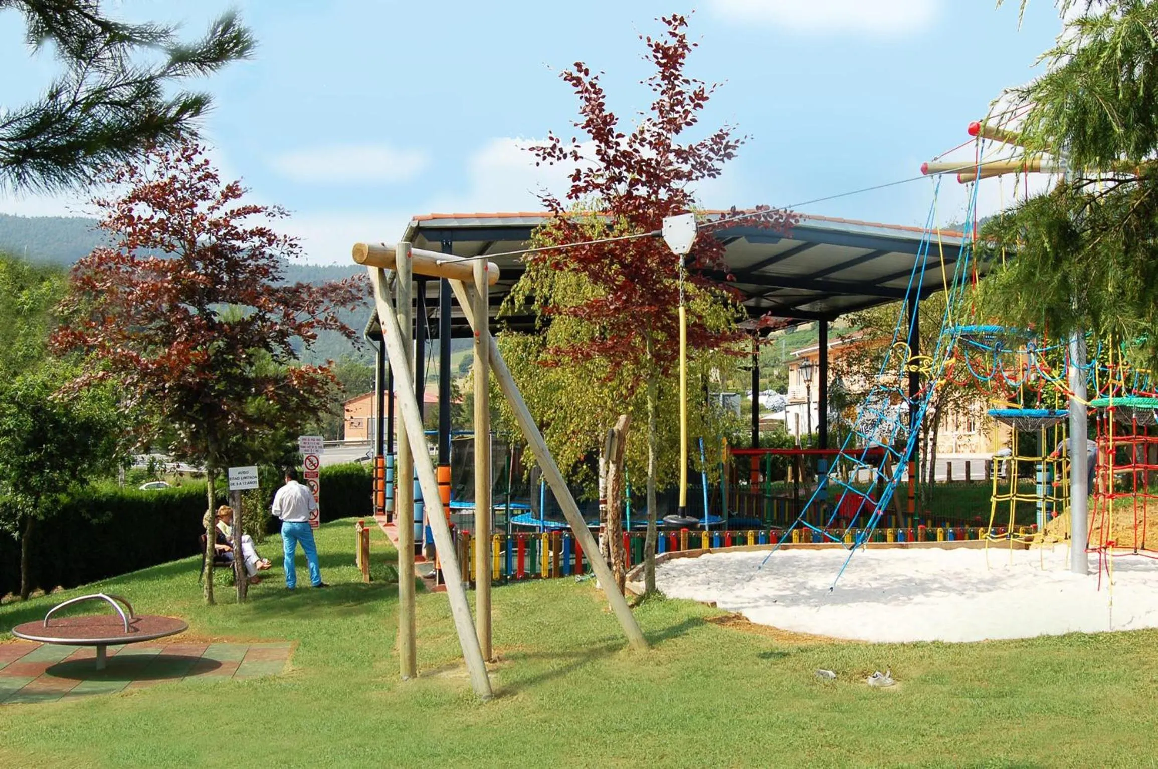 Children play ground in Hotel La Casona de Lupa