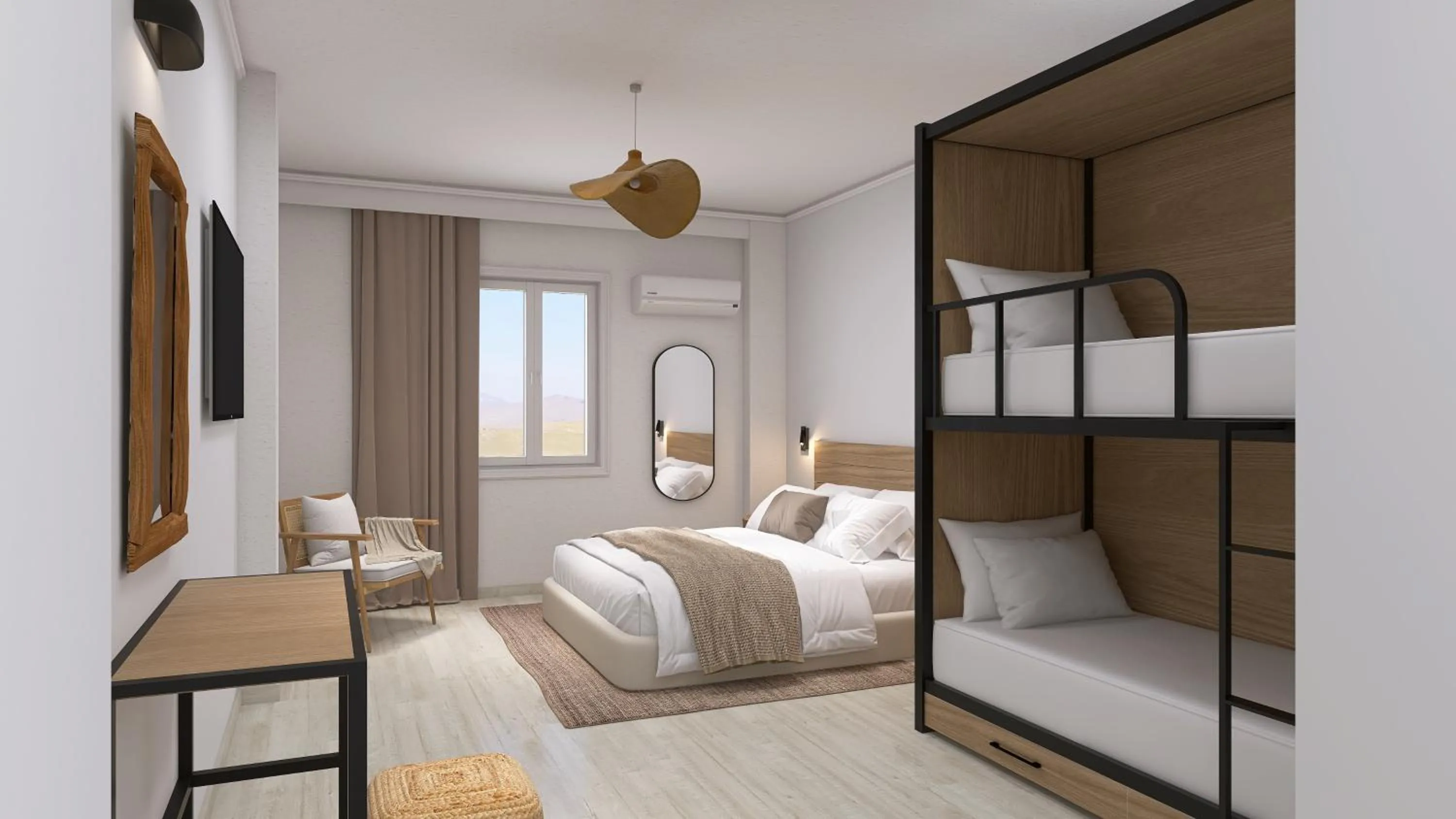 Family Room with Balcony in Pounda Resort Paros, a member of Radisson Individuals