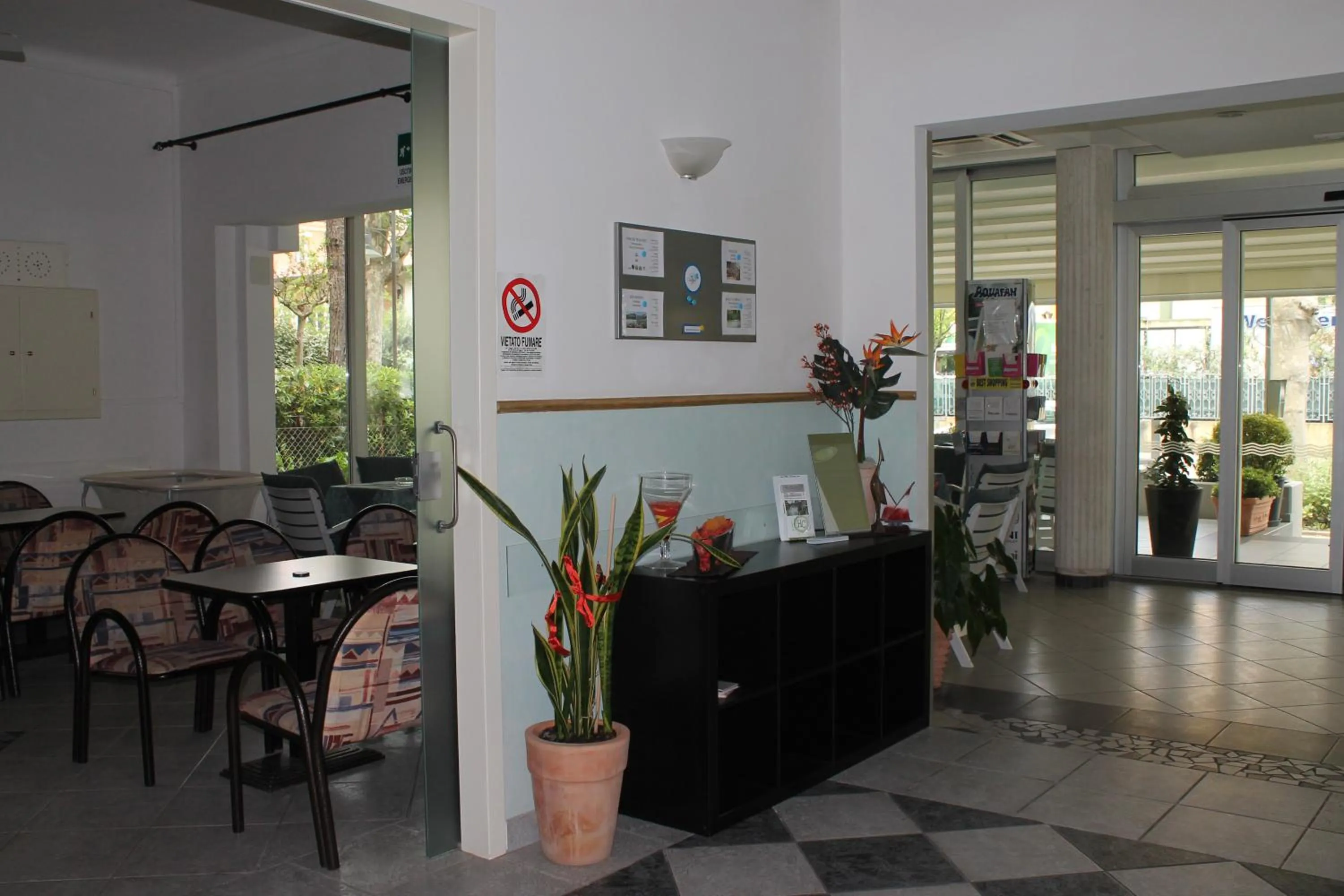 Lobby or reception in Hotel Costanza