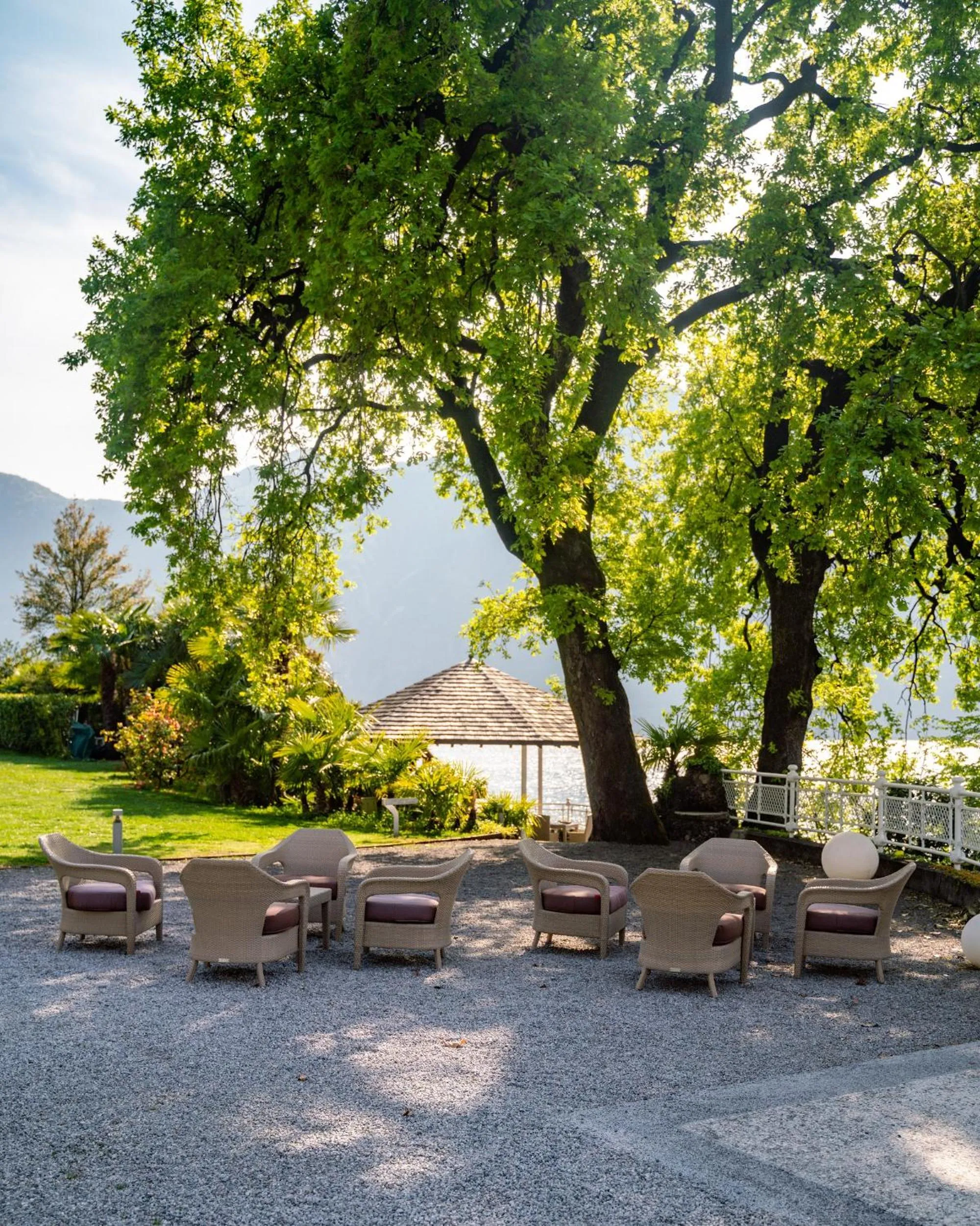 Natural landscape in Villa Lario Resort Mandello
