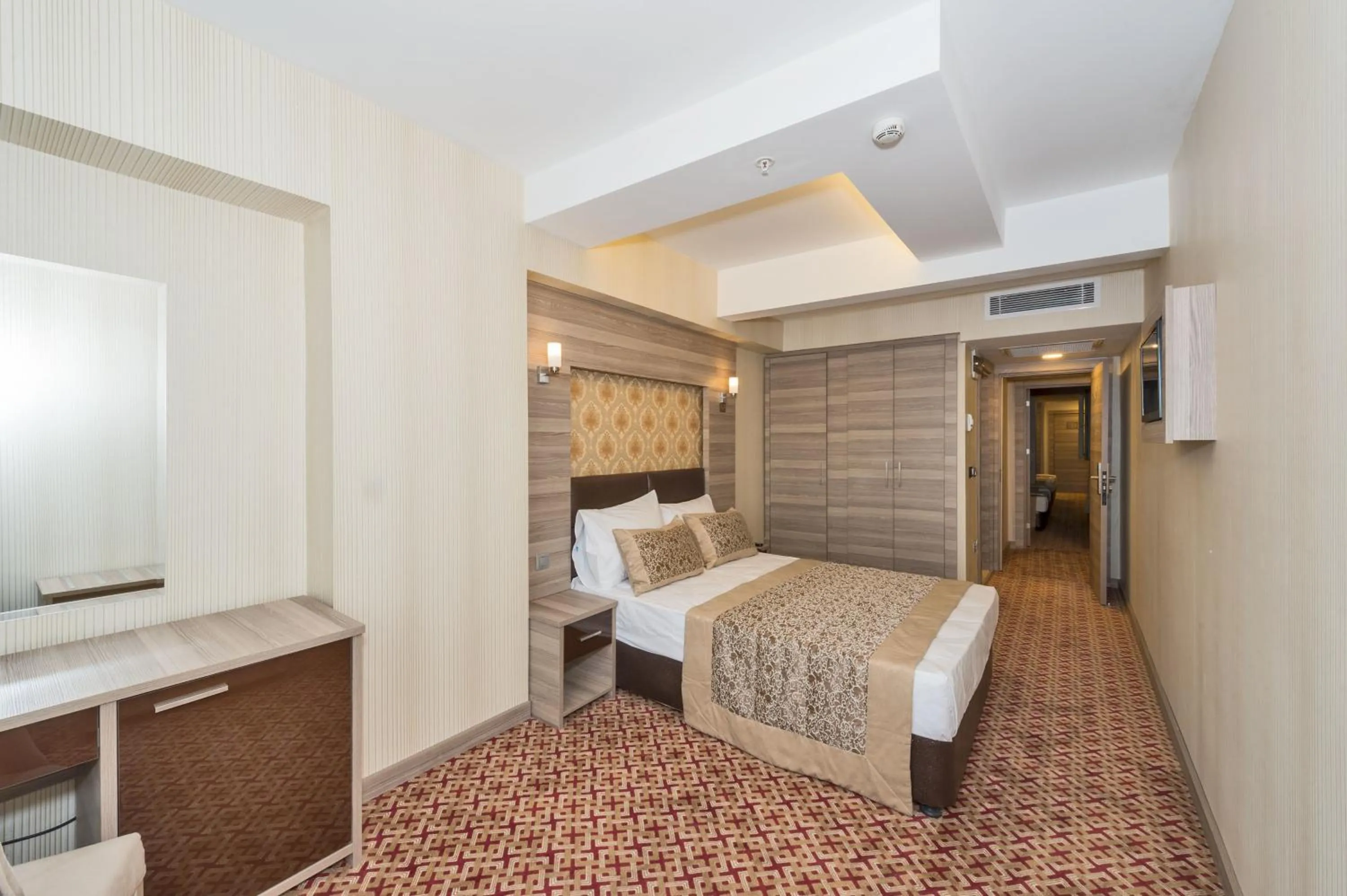 Bed in Matiat Hotel Istanbul