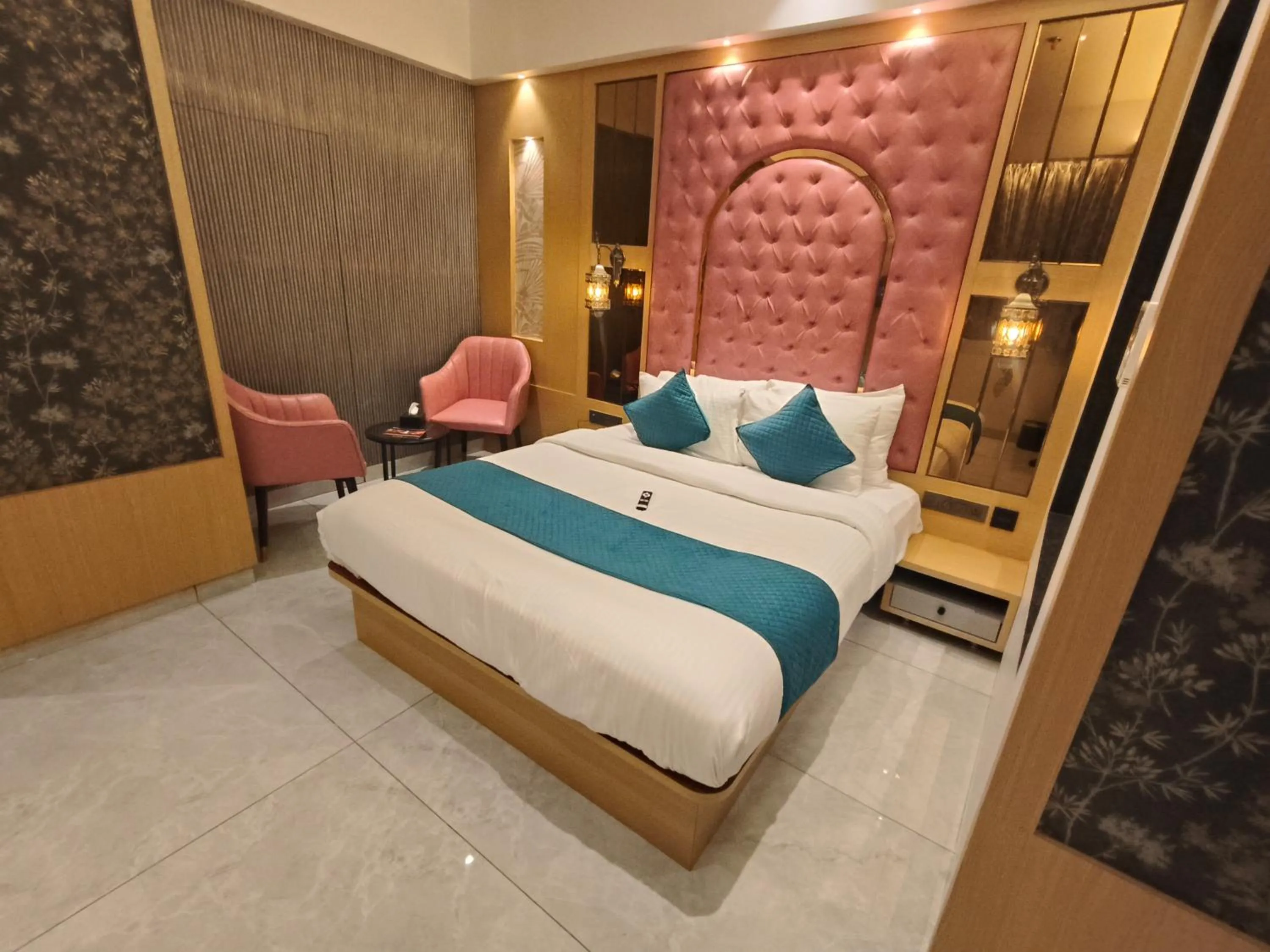 Living room, Bed in Hotel Ocean Residency Thane West