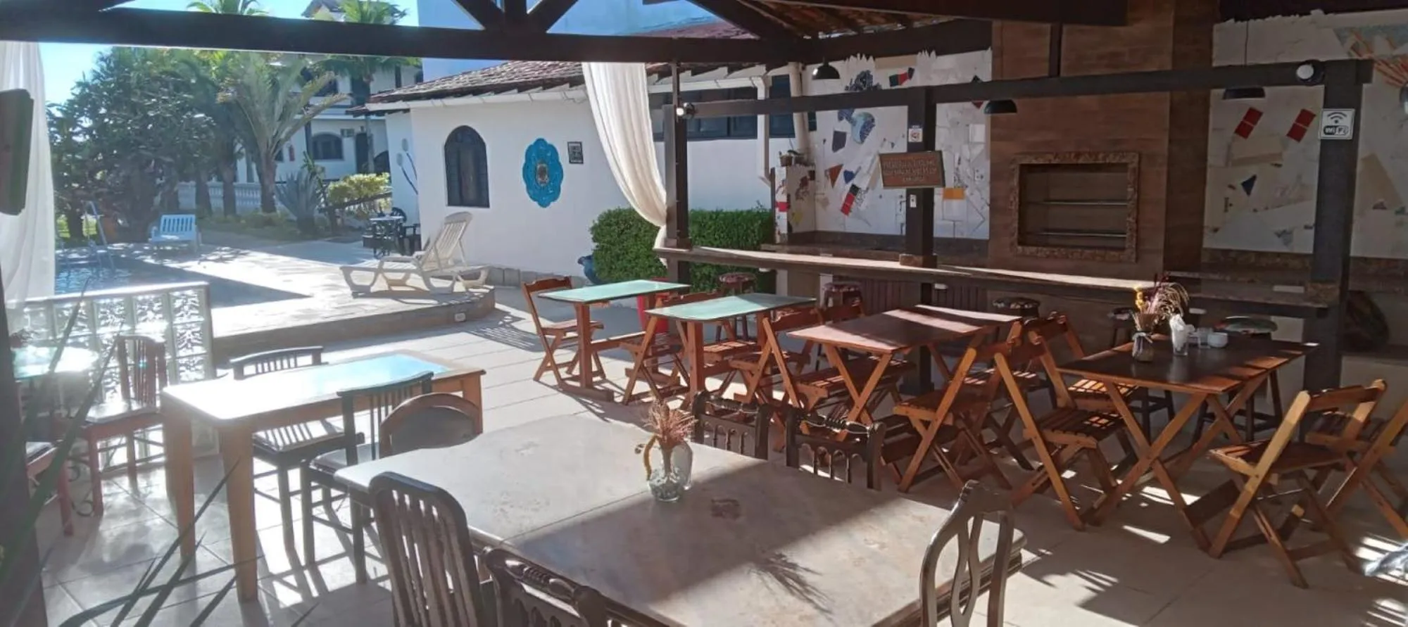 BBQ facilities in Atlântico Hotel