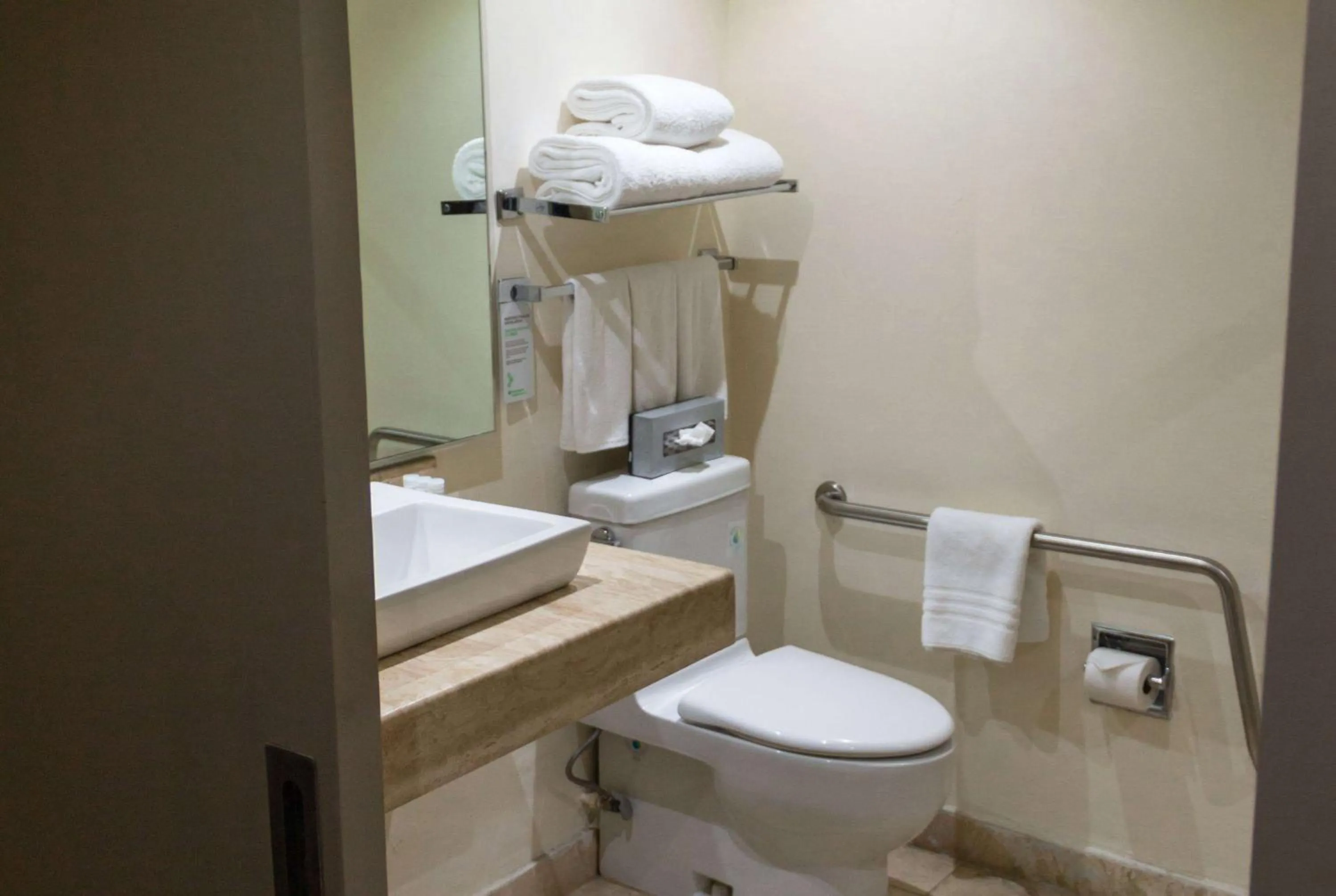 Bathroom in Wyndham Garden Guadalajara Expo Plaza del Sol