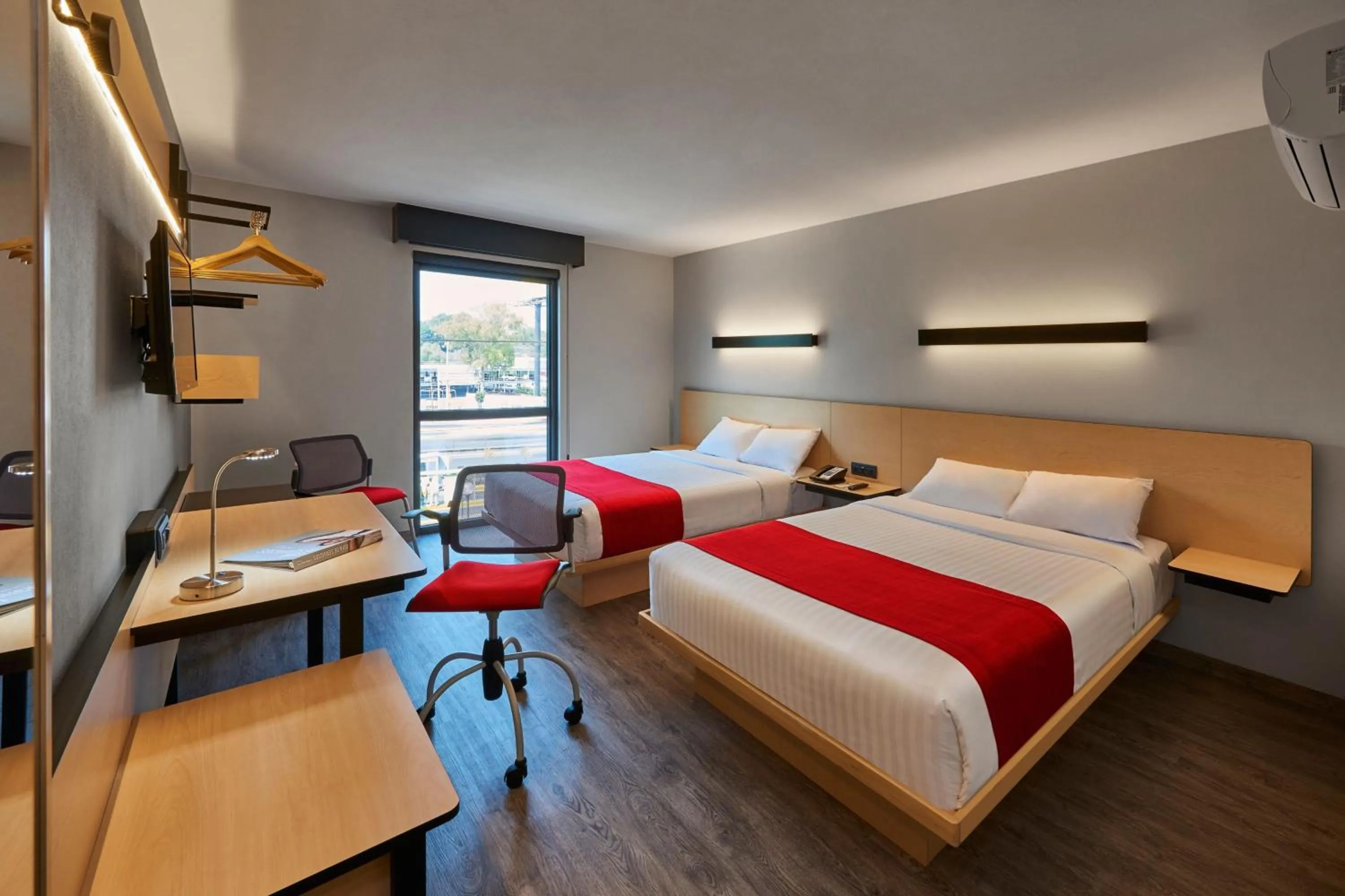 Bedroom, Bed in City Express Plus by Marriott Guadalajara Palomar