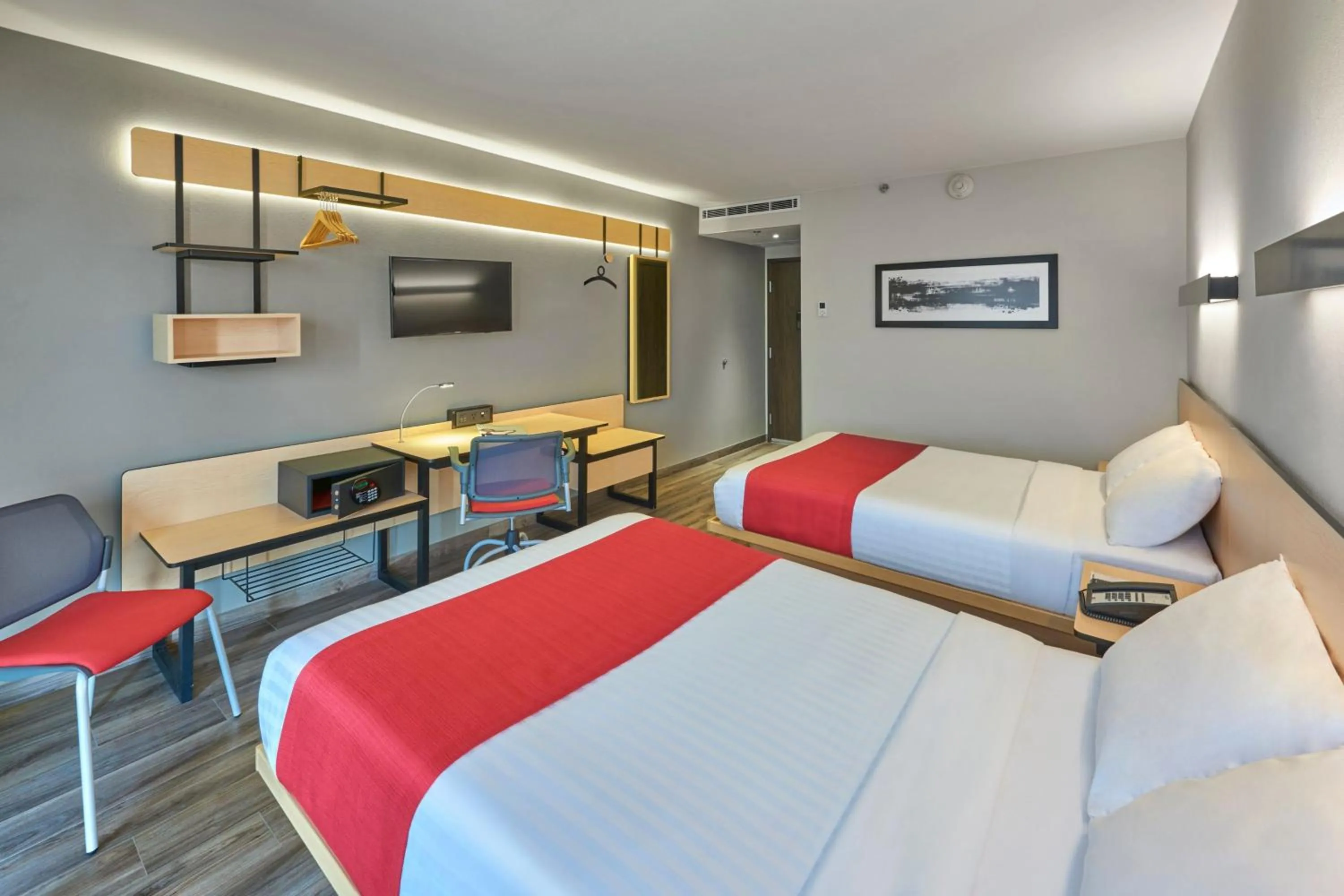 Bedroom, Bed in City Express Plus by Marriott Guadalajara Palomar
