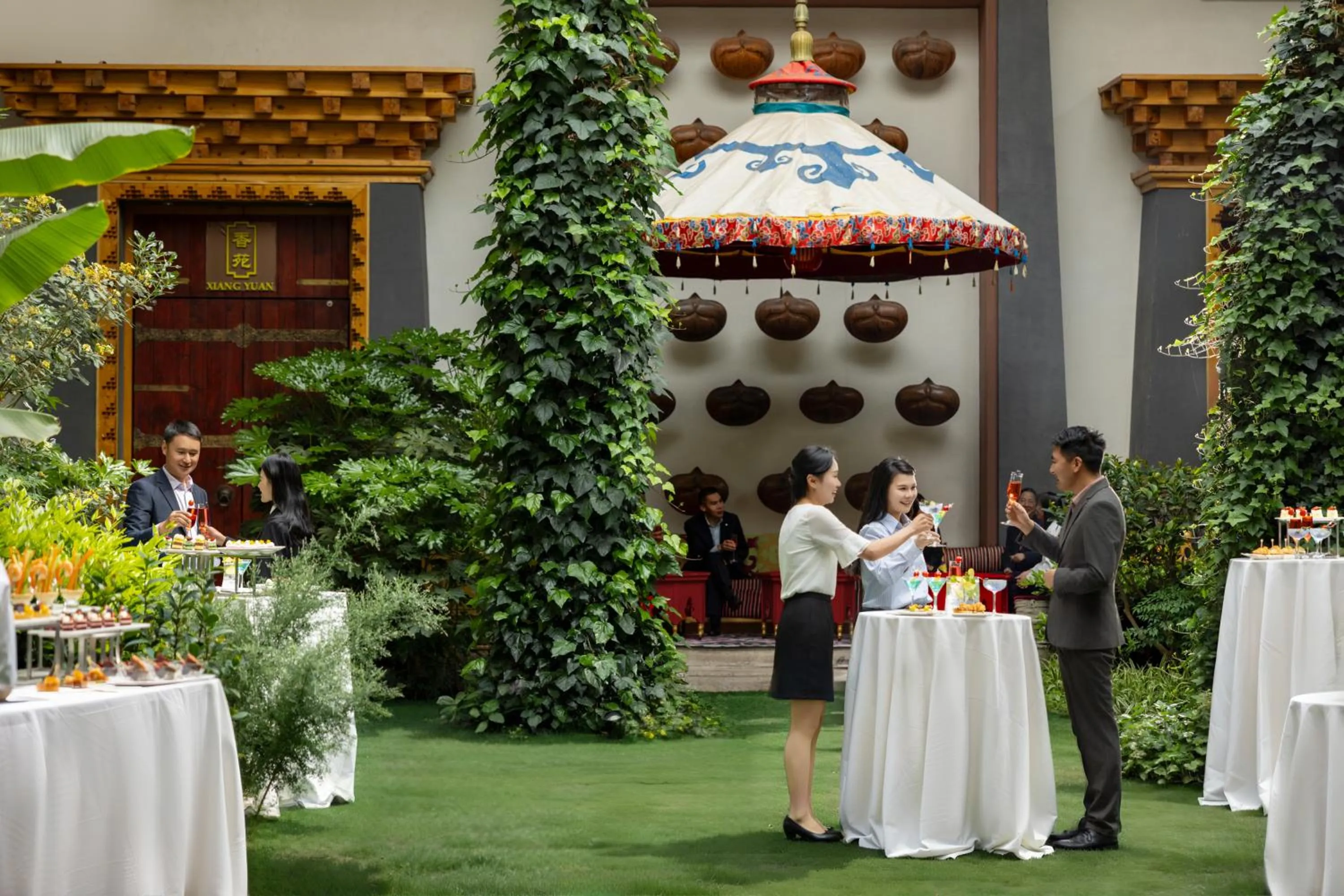 Garden view in Shangri-La Resort Shangri-La