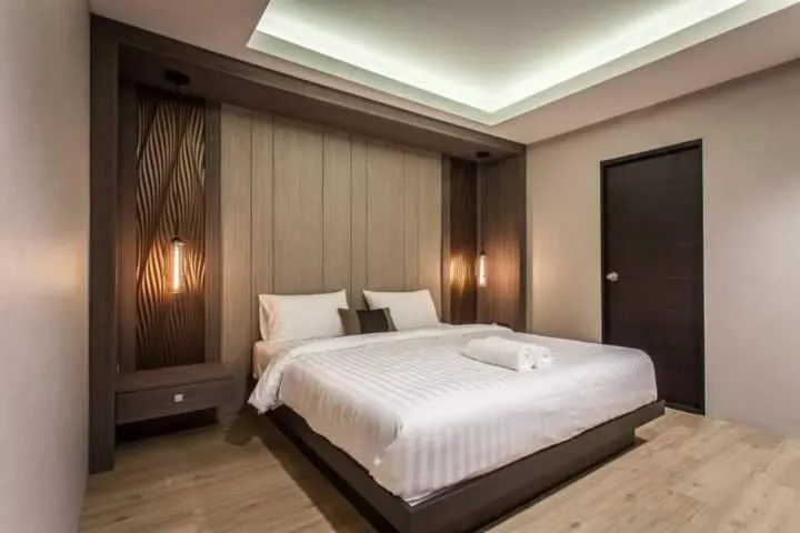 Bed in Kesorn Boutique Hotel