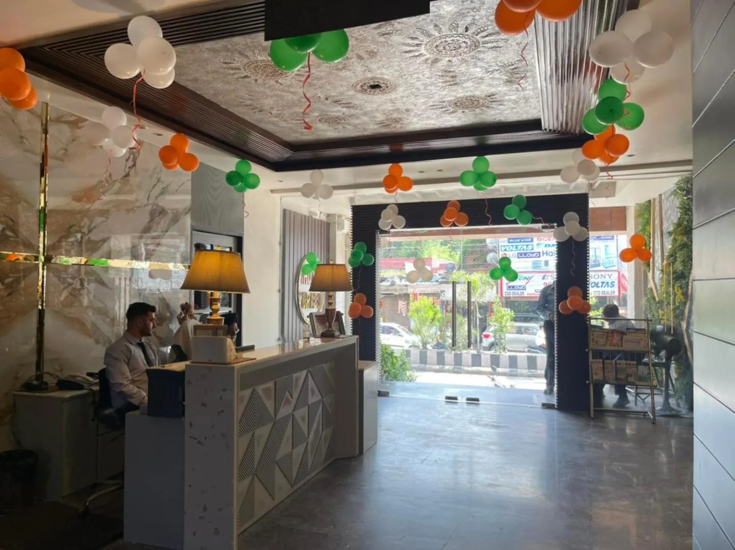 Lobby or reception in Green Hotel & Restaurant