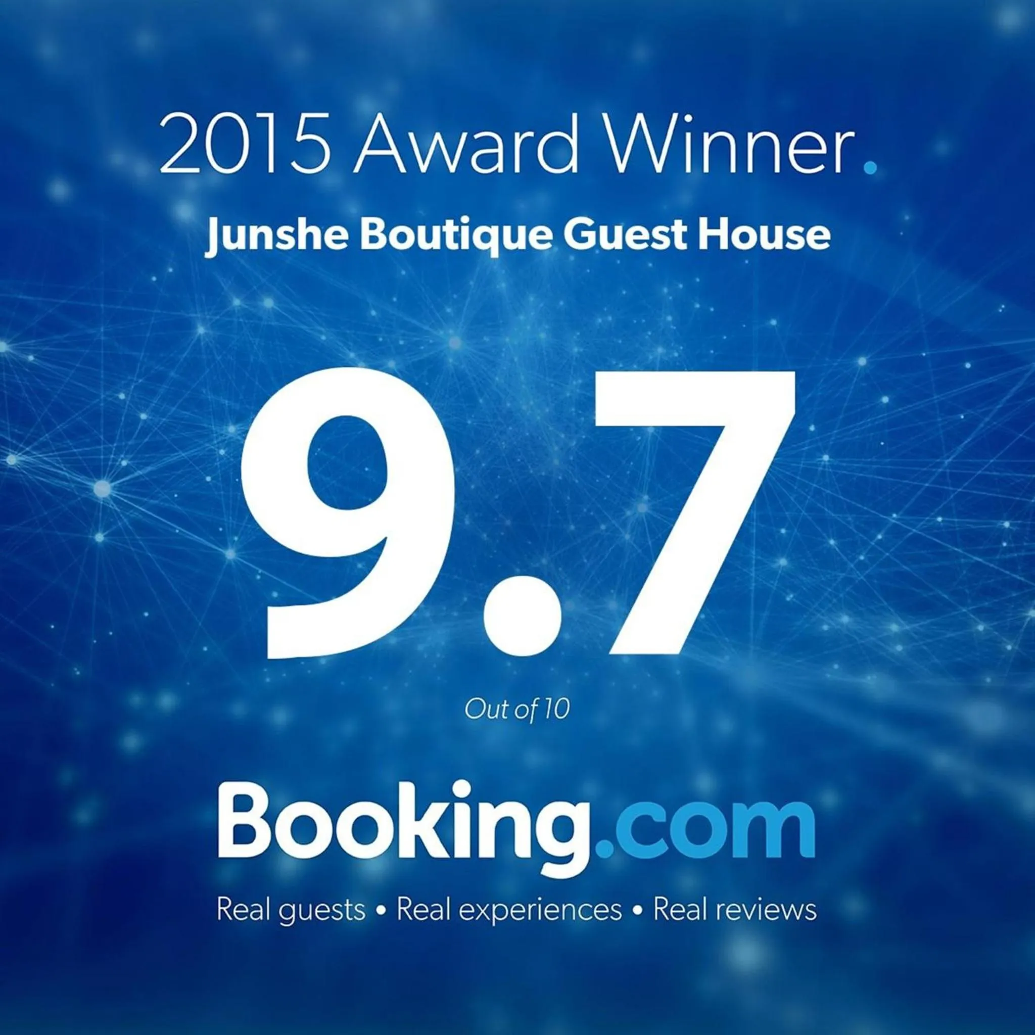 Certificate/Award in Junshe Boutique Guest House-Complementary pick up servie for a 3-night stay in a deluxe room