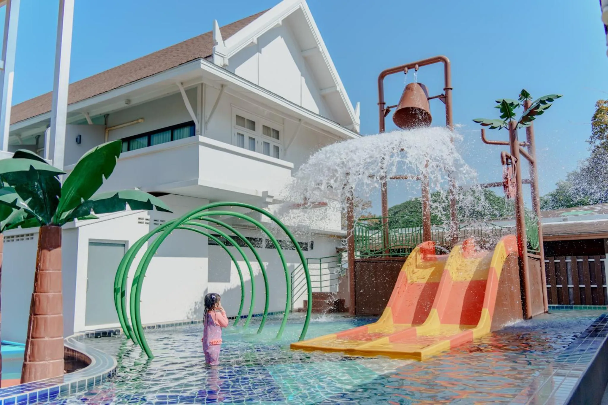 Aqua park in Bangsaen Heritage Hotel