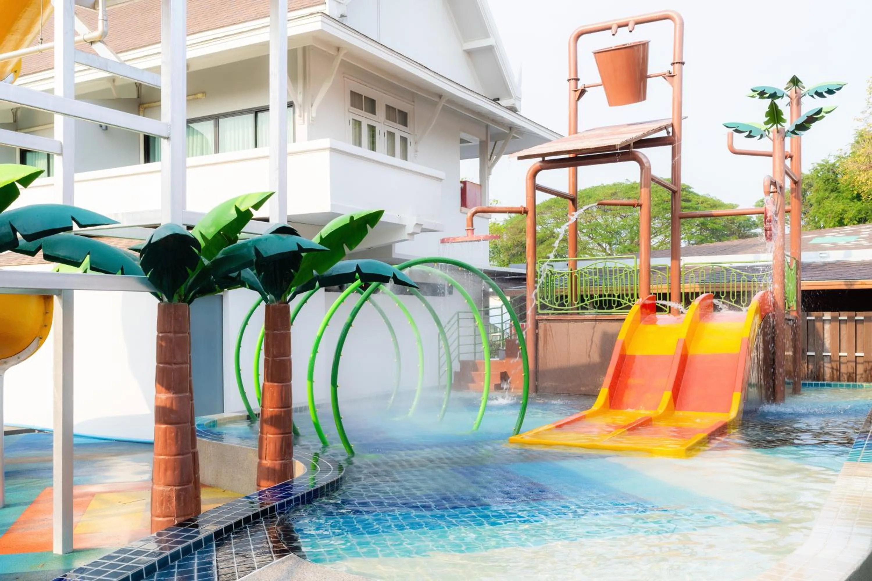 Aqua park in Bangsaen Heritage Hotel