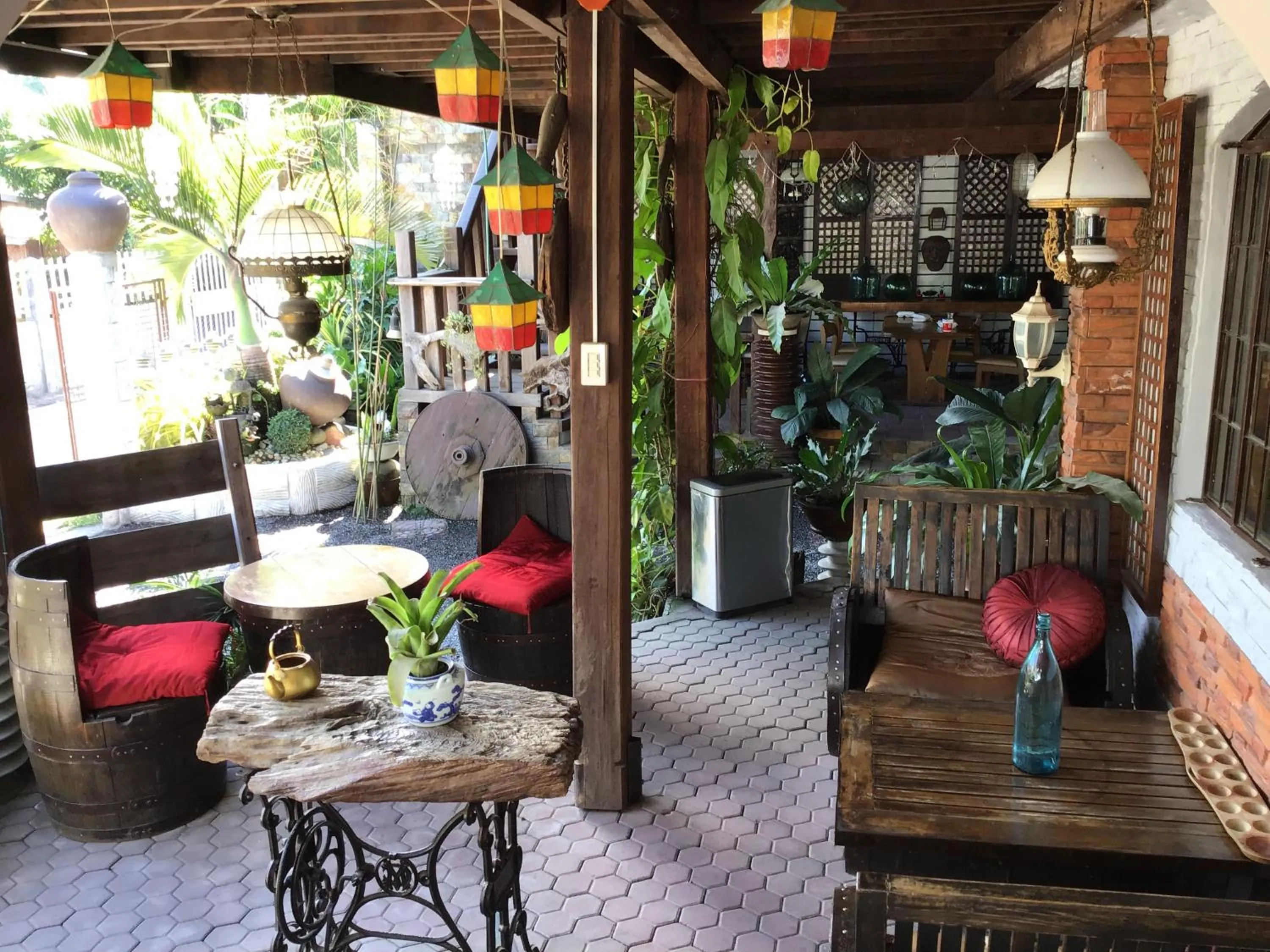 Balcony/Terrace in Mount Pinatubo Base Camp at CASA HERMOGINA