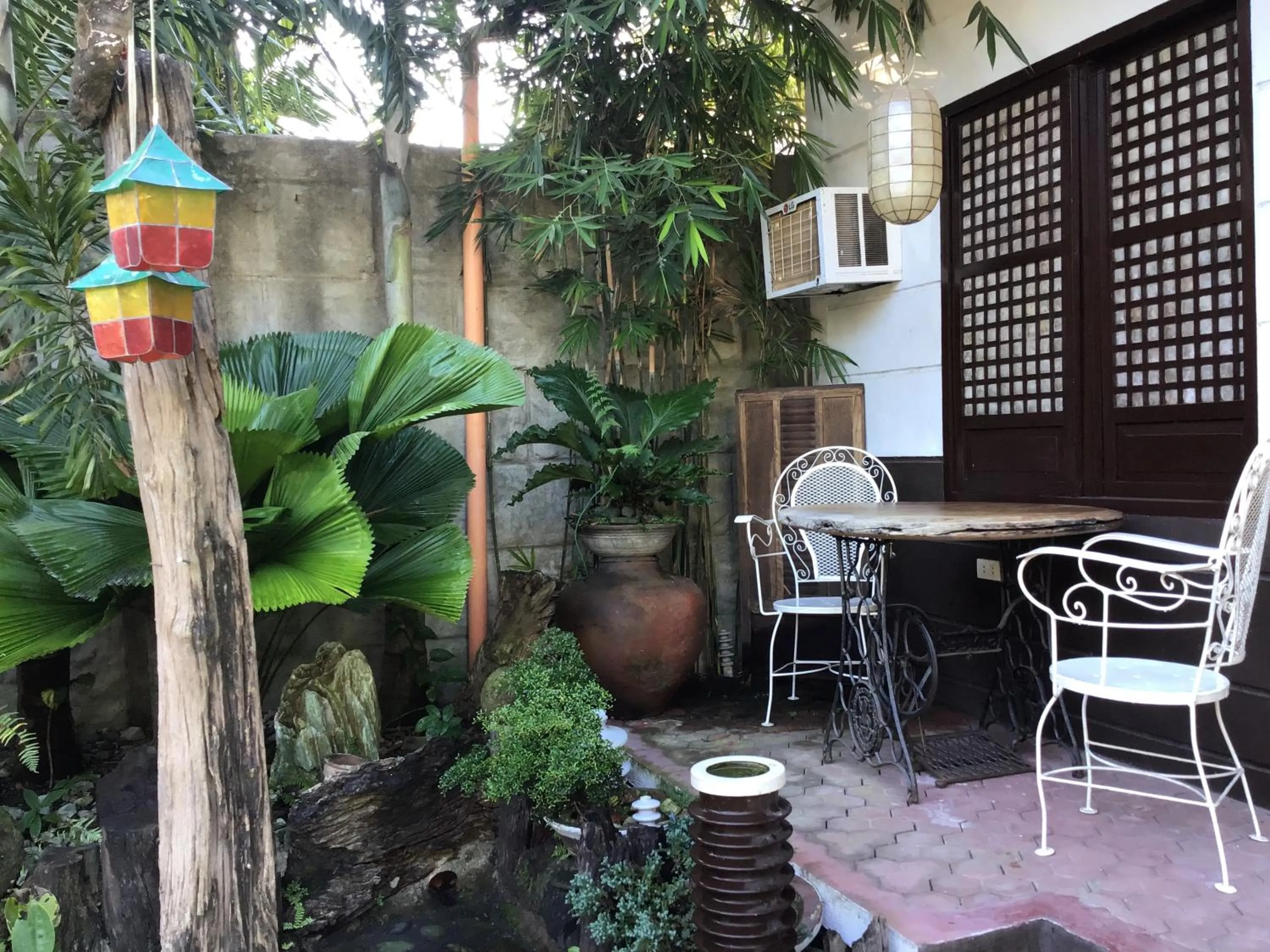 Garden view in Mount Pinatubo Base Camp at CASA HERMOGINA