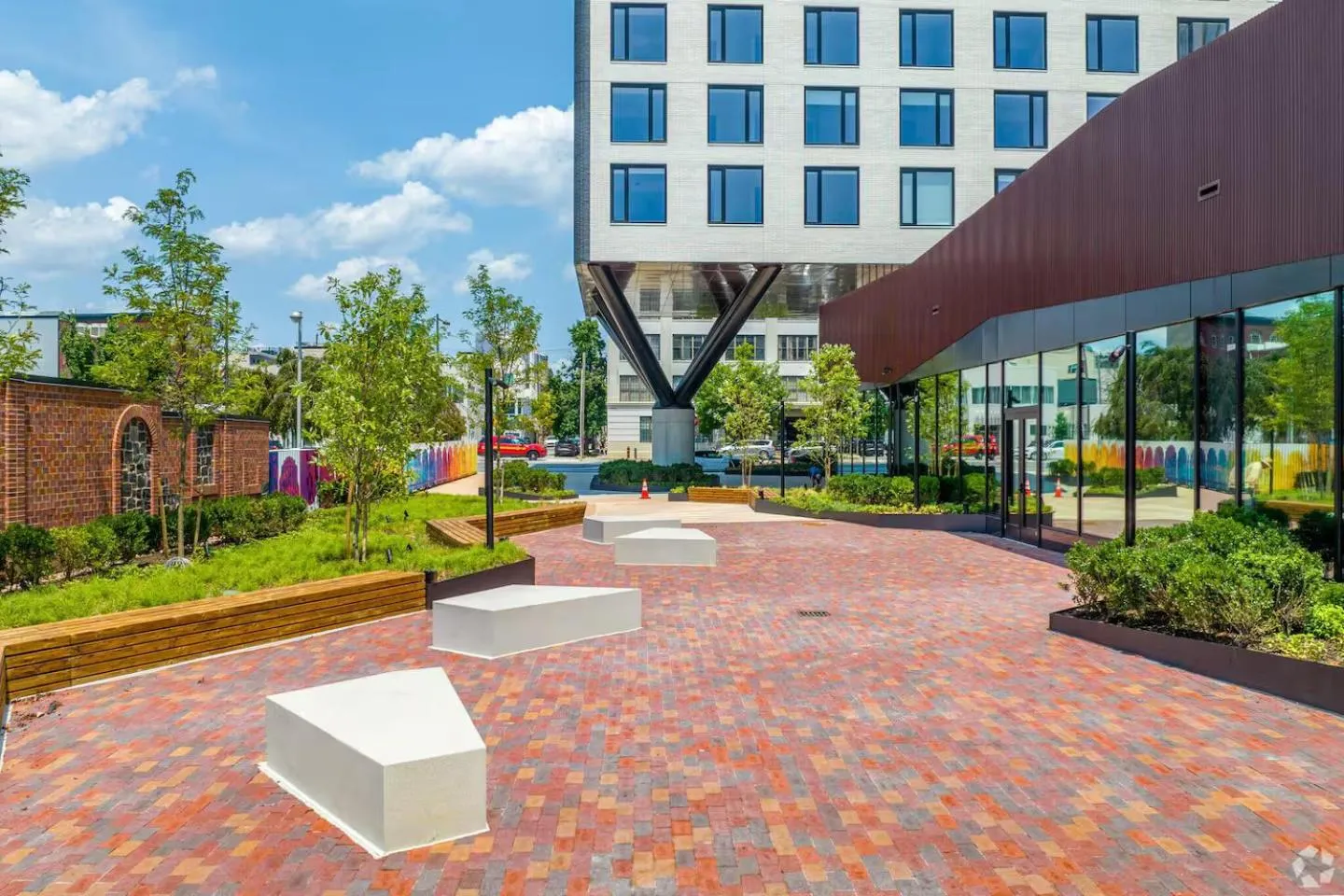 Garden in Luxury Apartments by Hyatus at Central Philly
