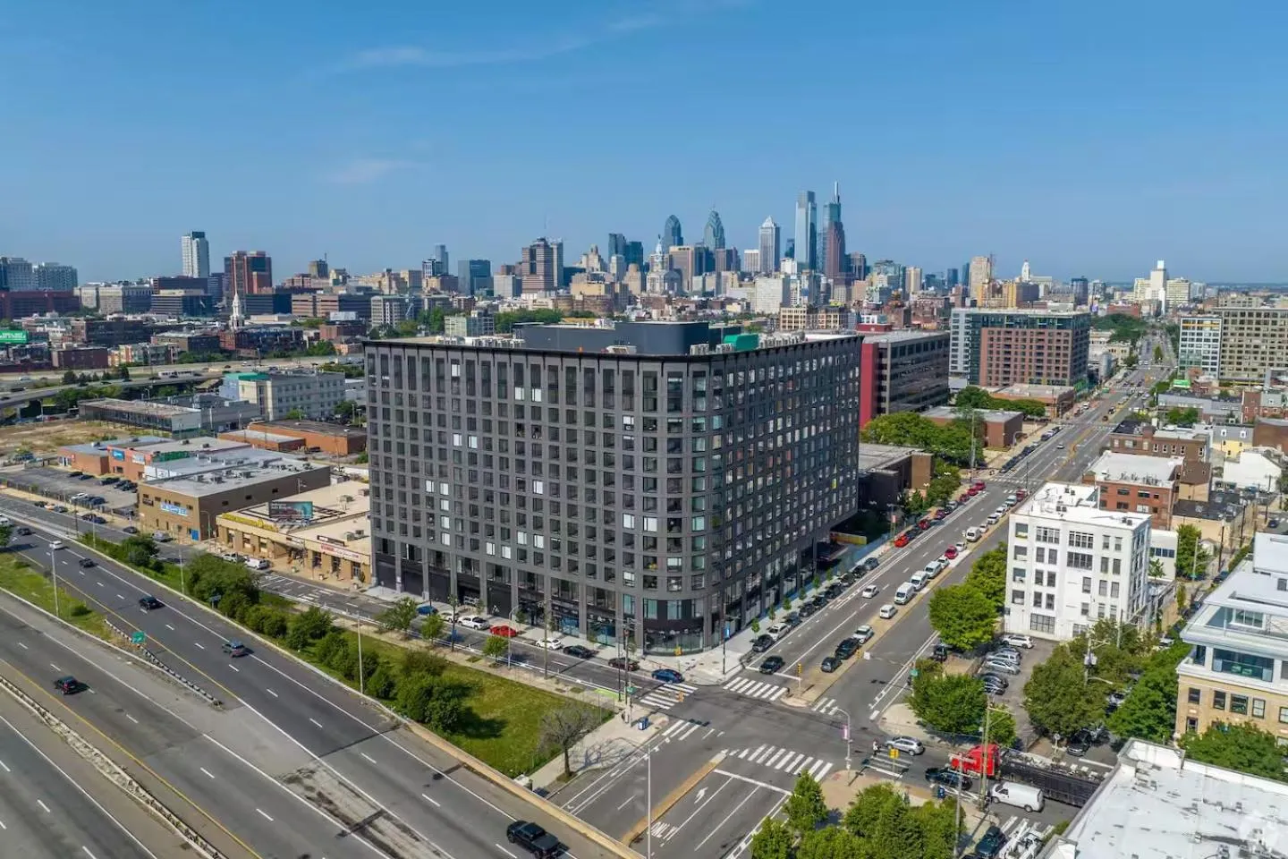 Property building in Luxury Apartments by Hyatus at Central Philly