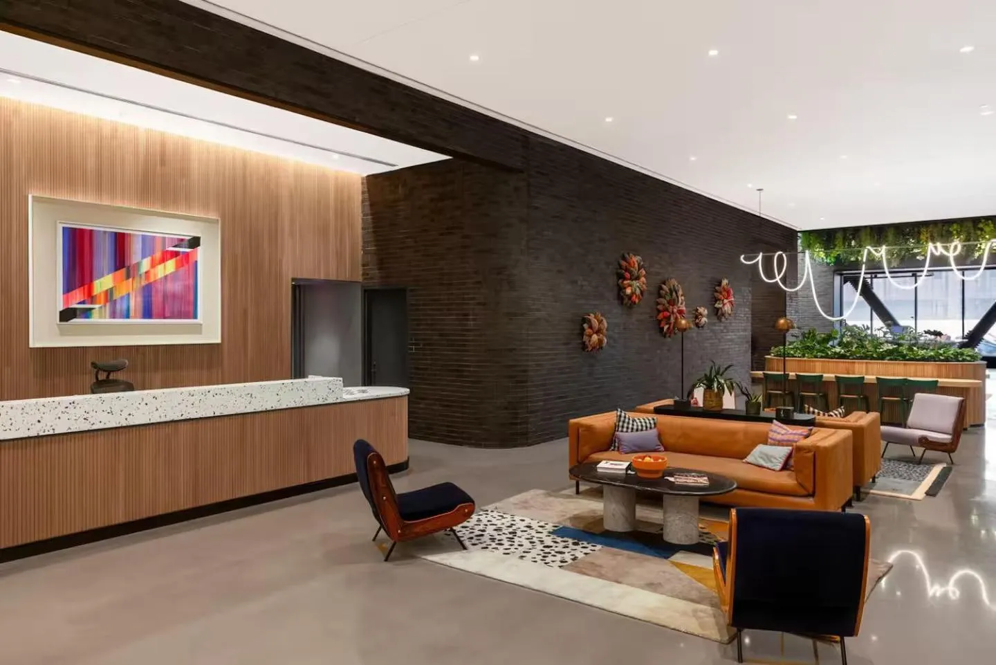 Seating area in Luxury Apartments by Hyatus at Central Philly