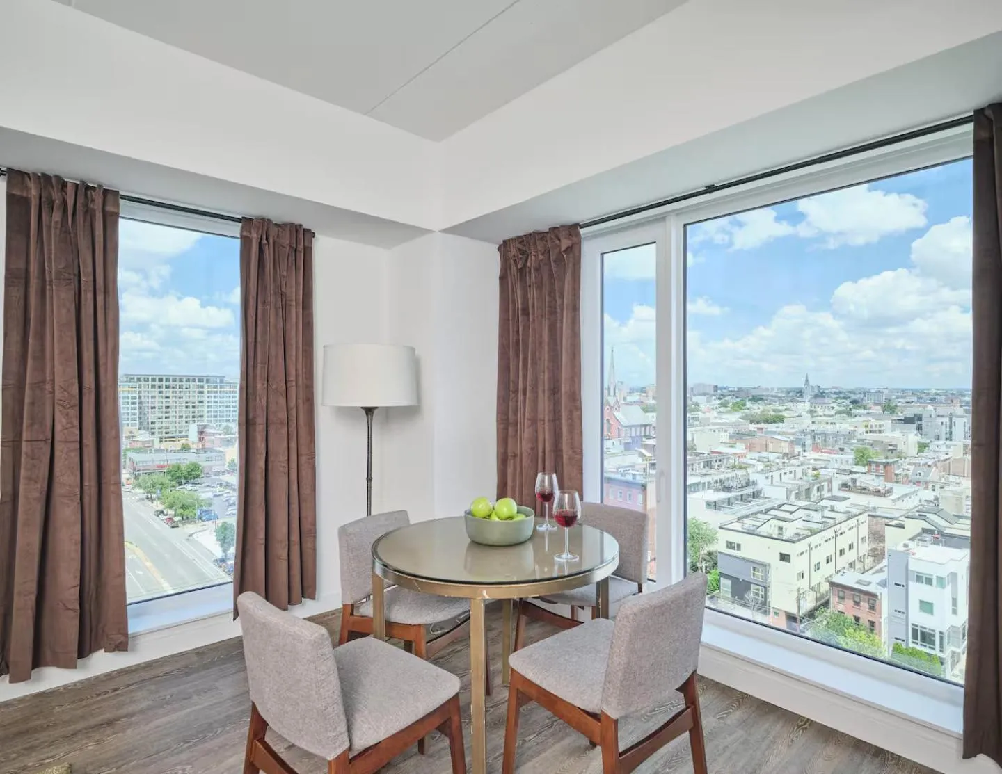 Dining area in Luxury Apartments by Hyatus at Central Philly