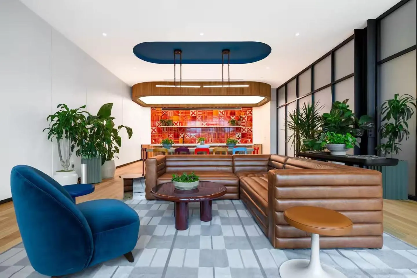 Communal lounge/ TV room in Luxury Apartments by Hyatus at Central Philly