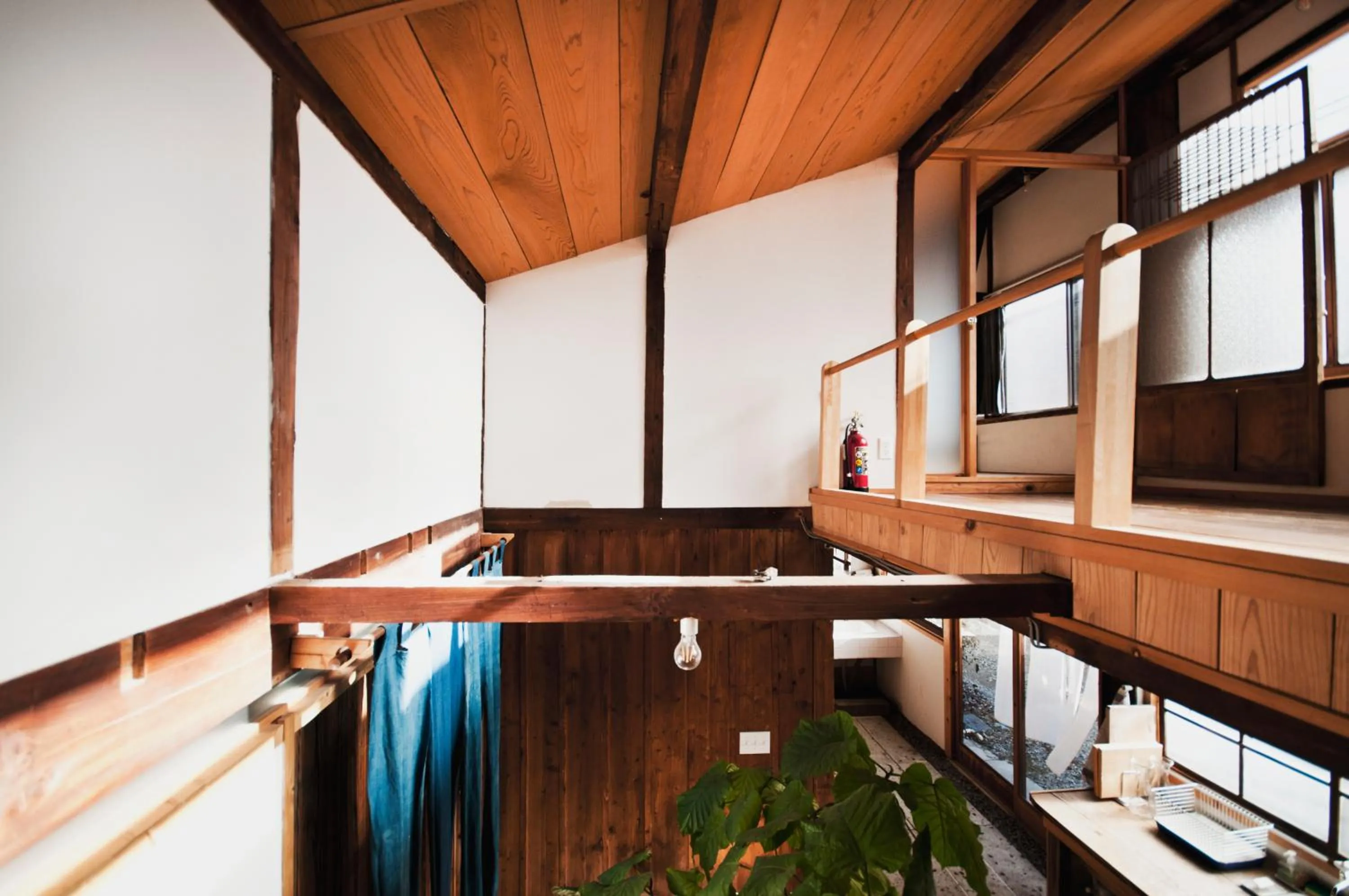 Lobby or reception in Hostel Saruya