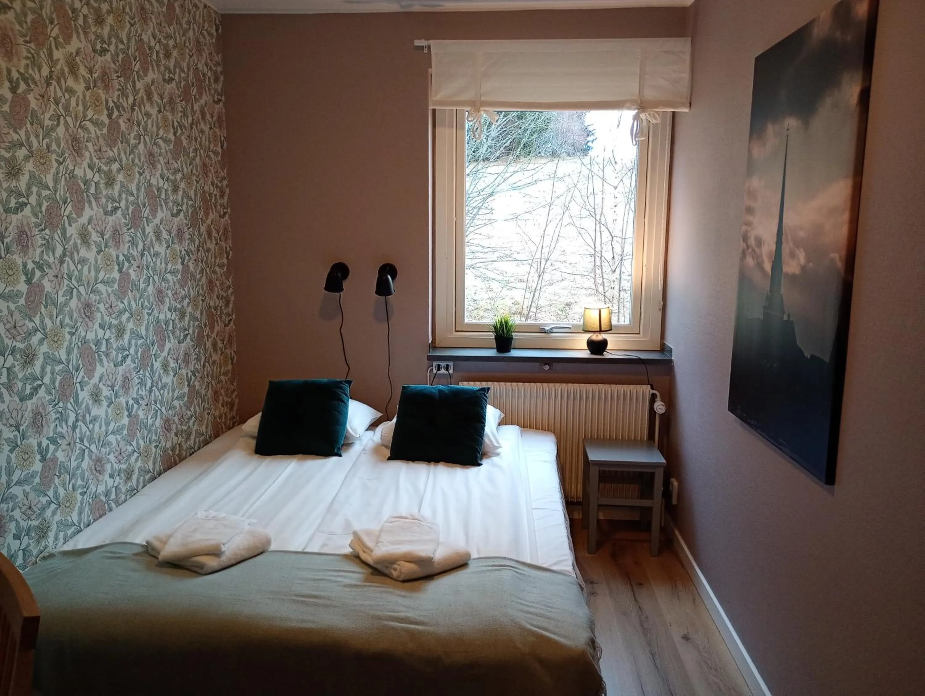 Bed in Kristinebergs Bed & Breakfast