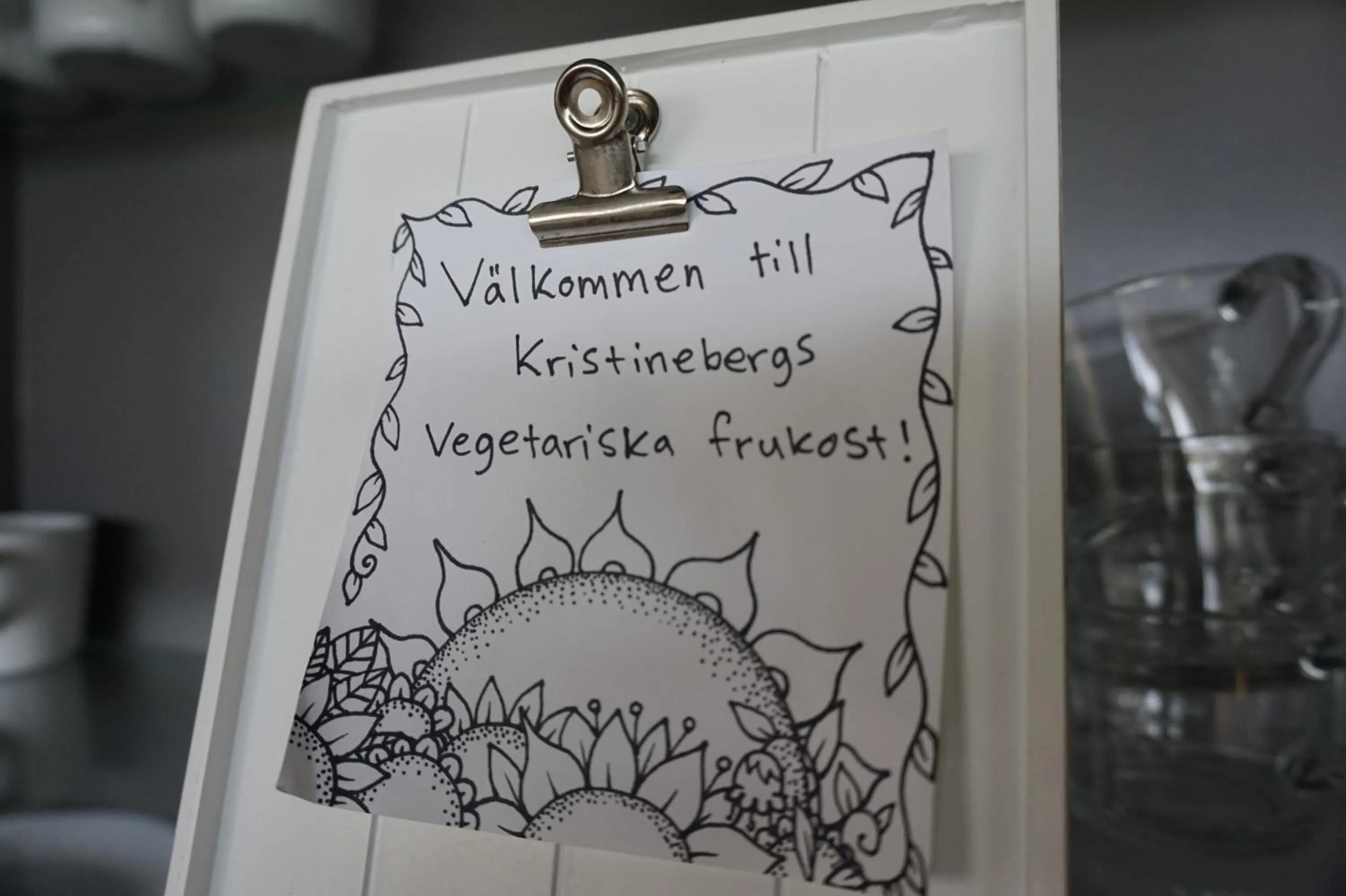 Buffet breakfast in Kristinebergs Bed & Breakfast