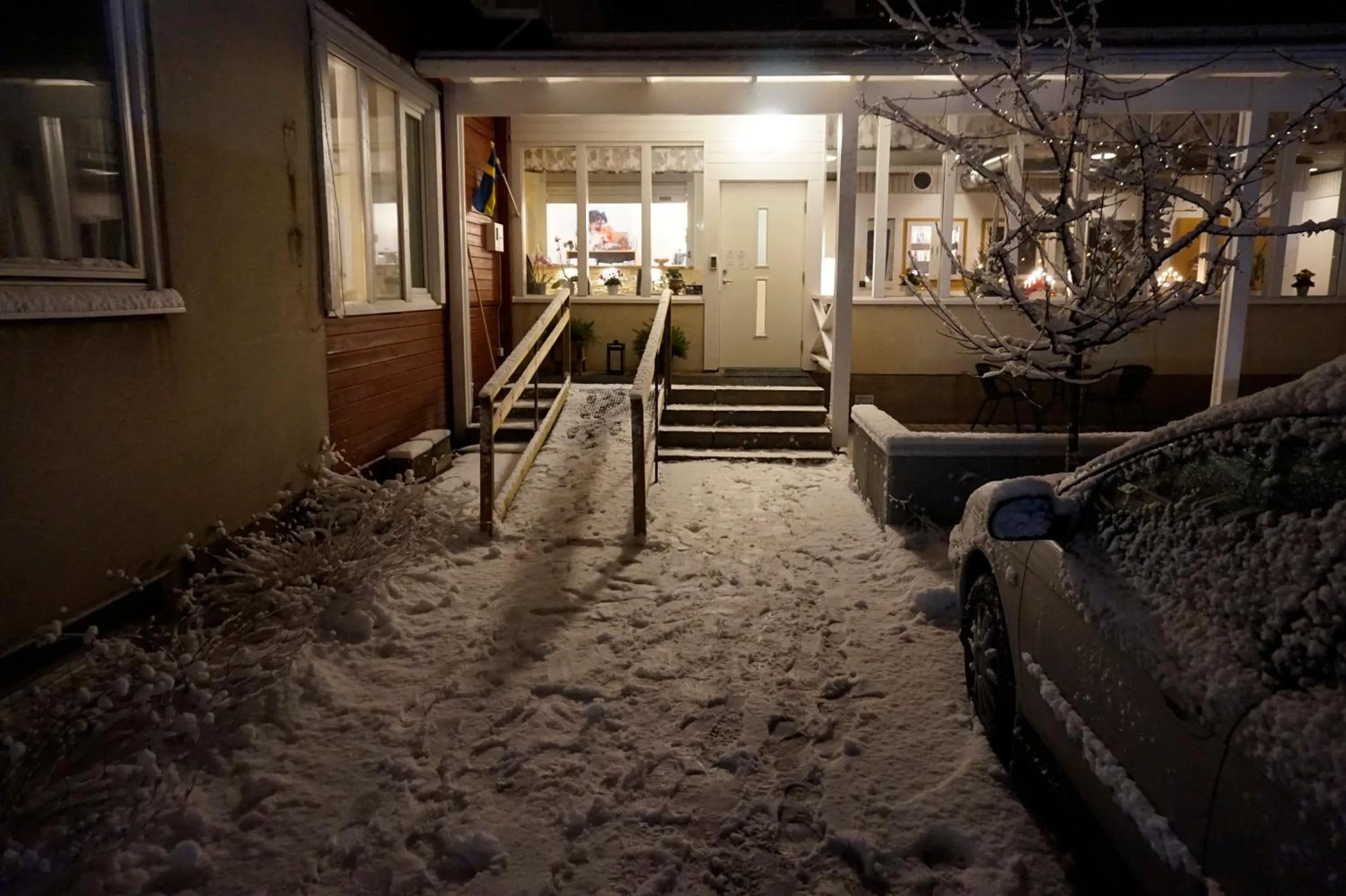 Facade/entrance in Kristinebergs Bed & Breakfast