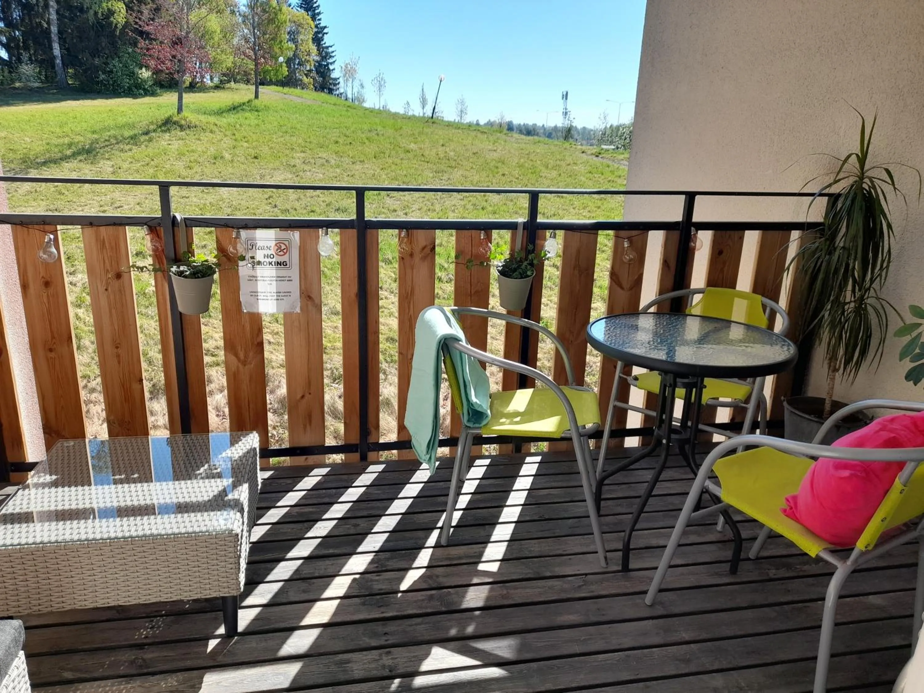 Balcony/Terrace in Kristinebergs Bed & Breakfast