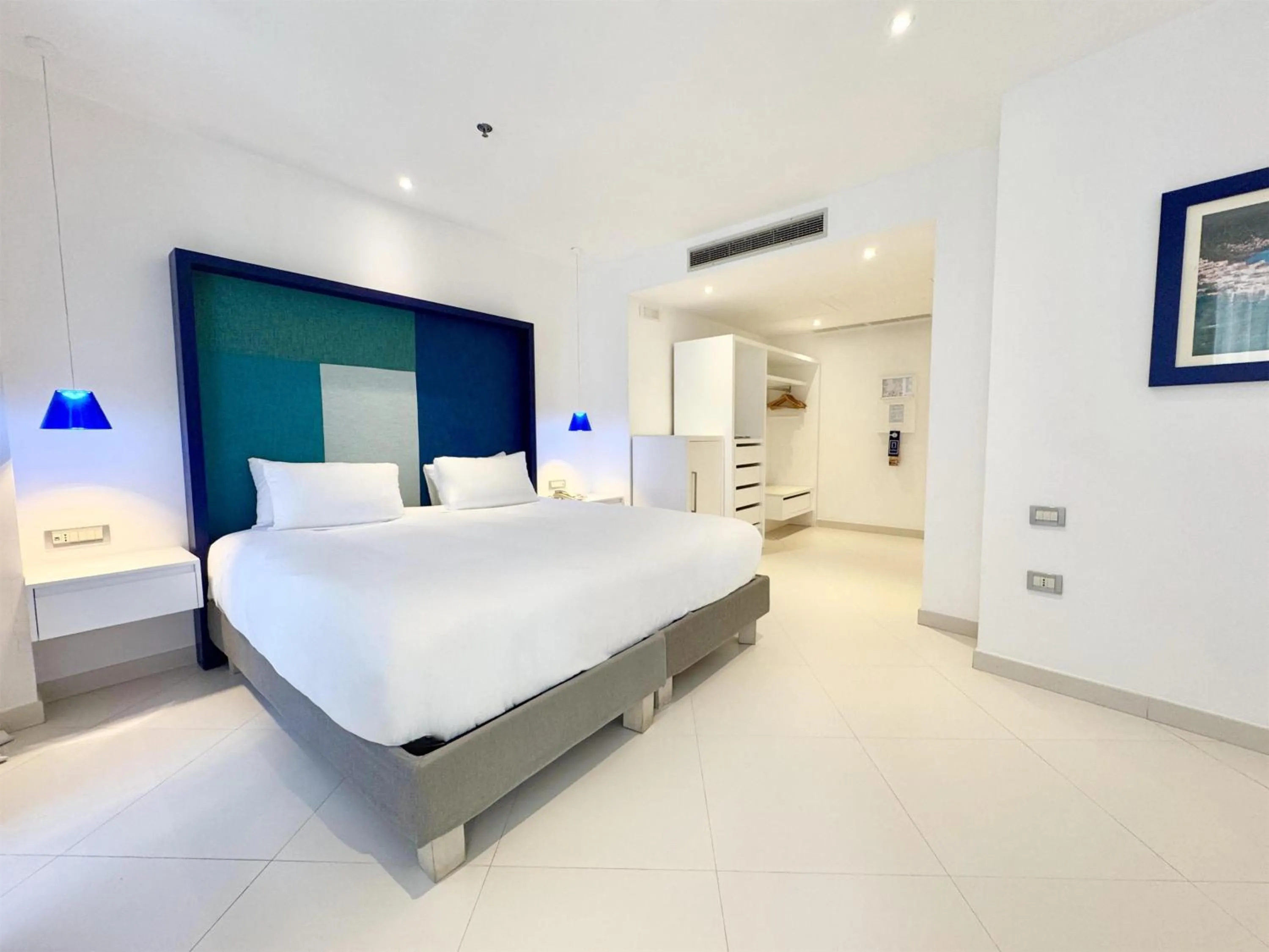 Bed in Hilton Sorrento Palace