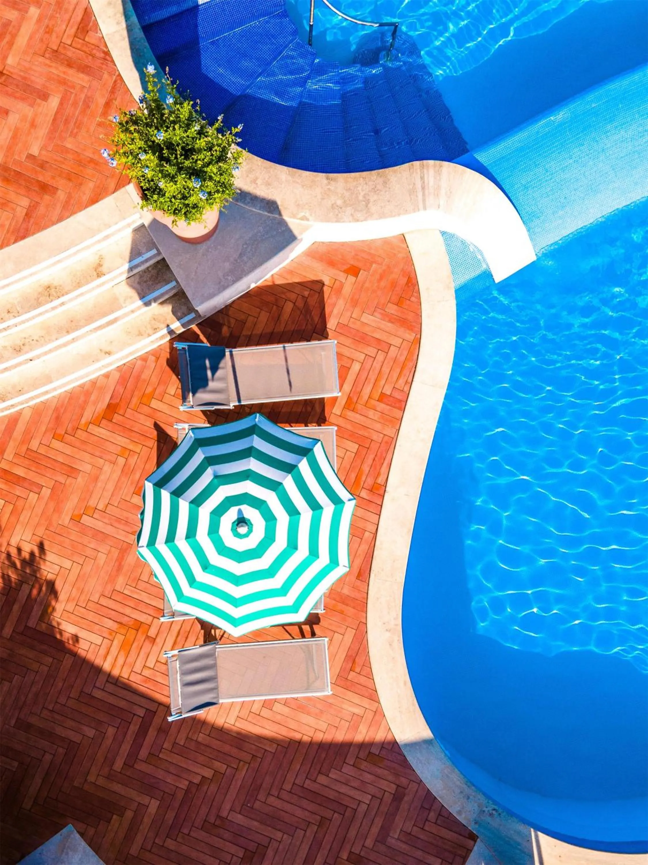 Pool view in Hilton Sorrento Palace