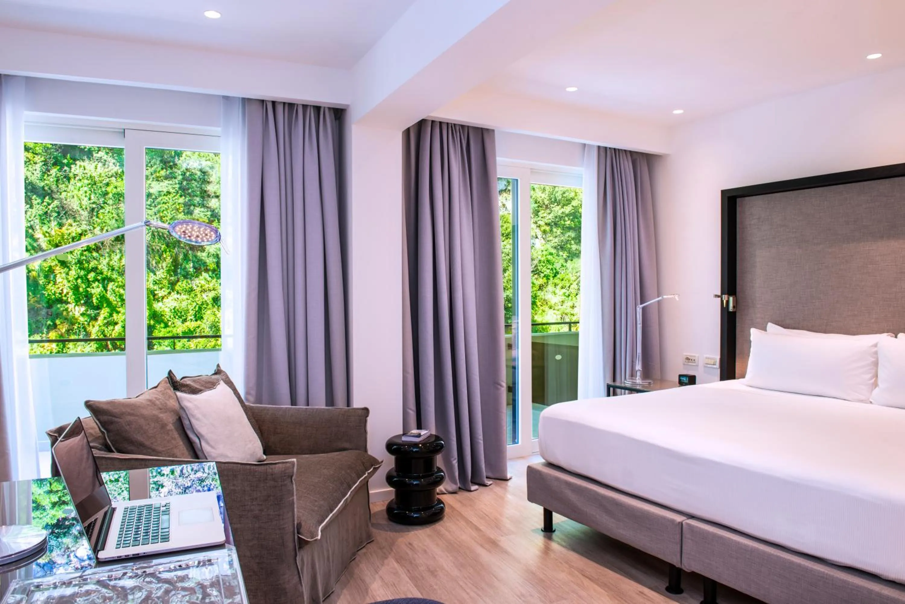 Bed in Hilton Sorrento Palace