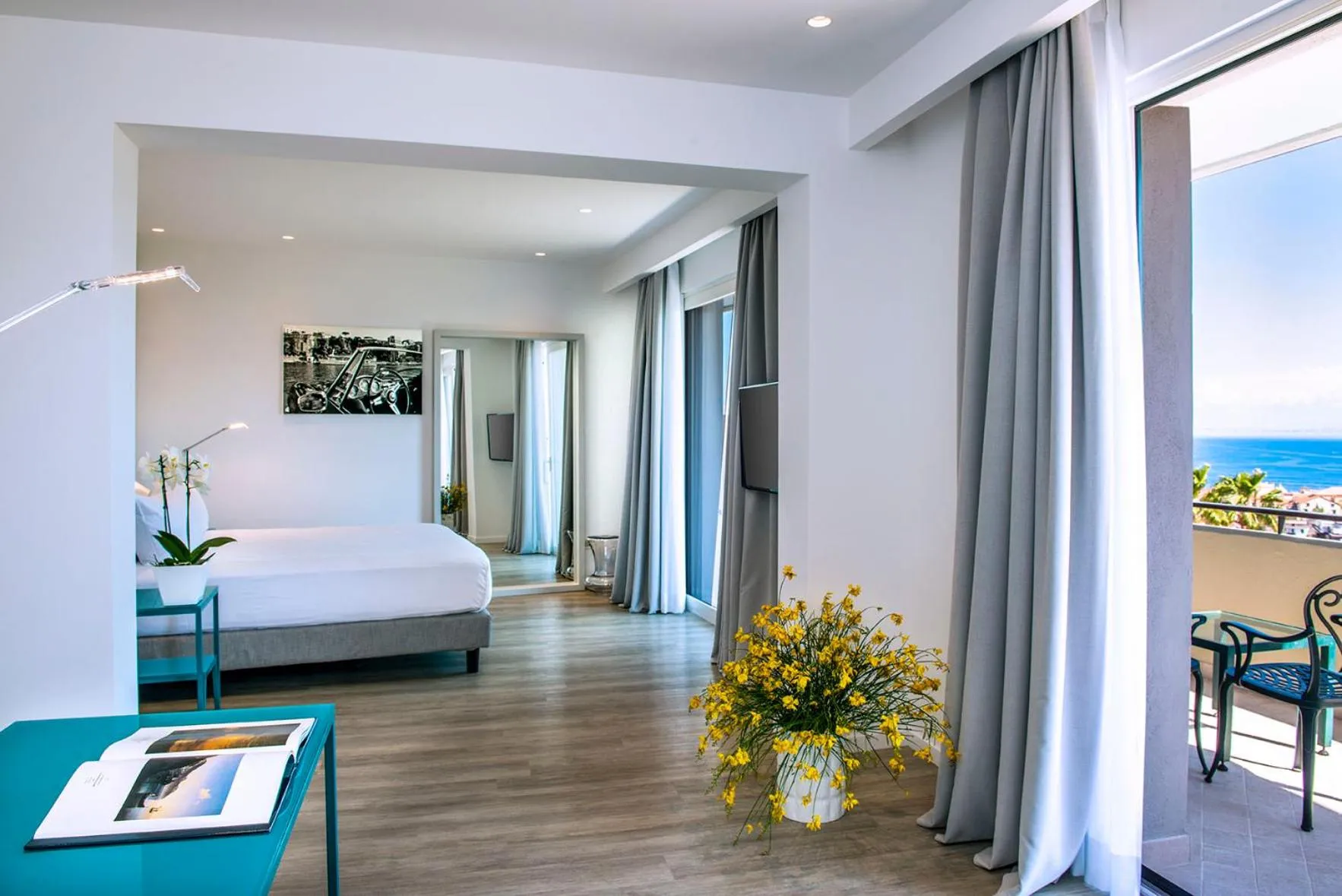 Bed in Hilton Sorrento Palace