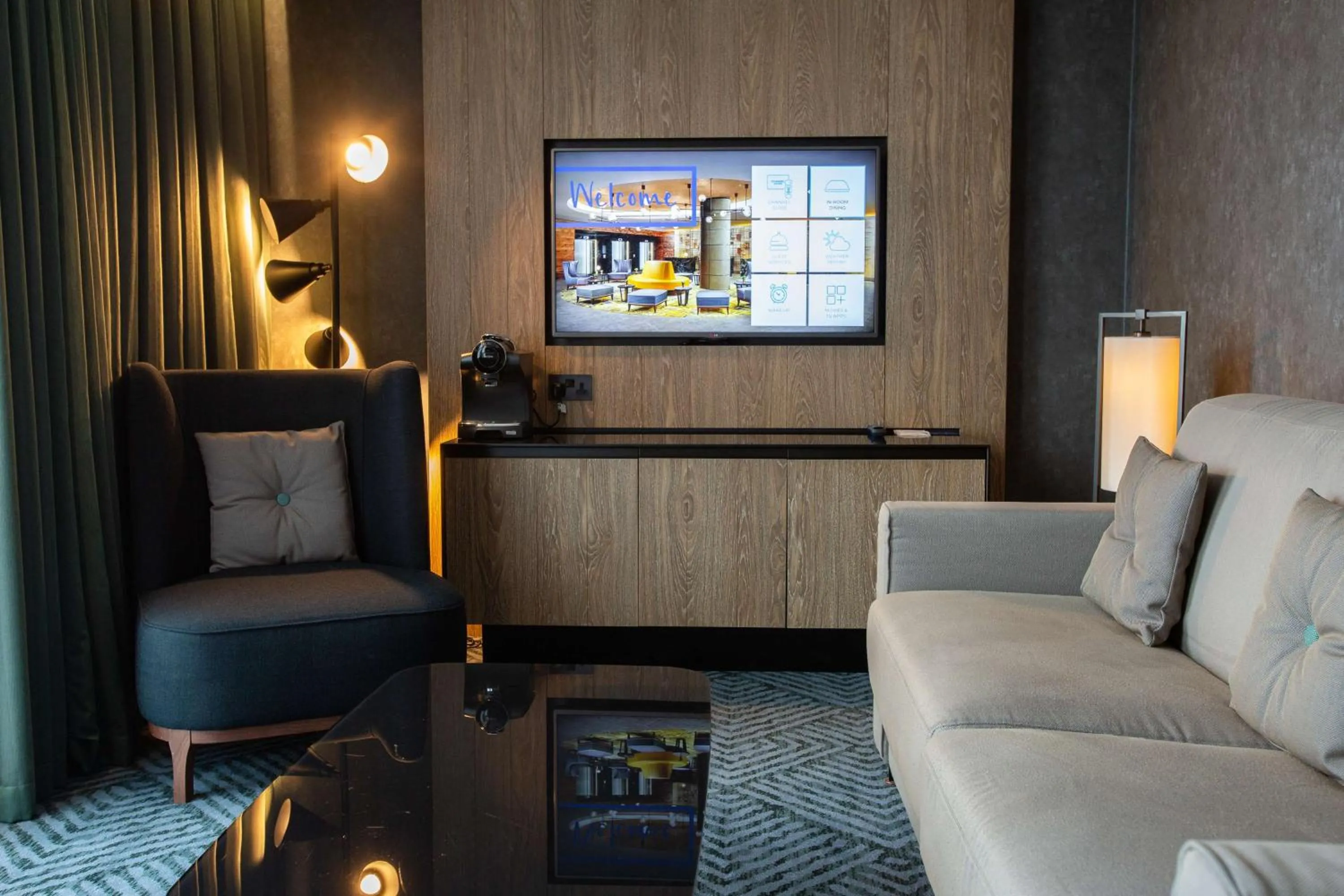 Living room in Hilton London Bankside