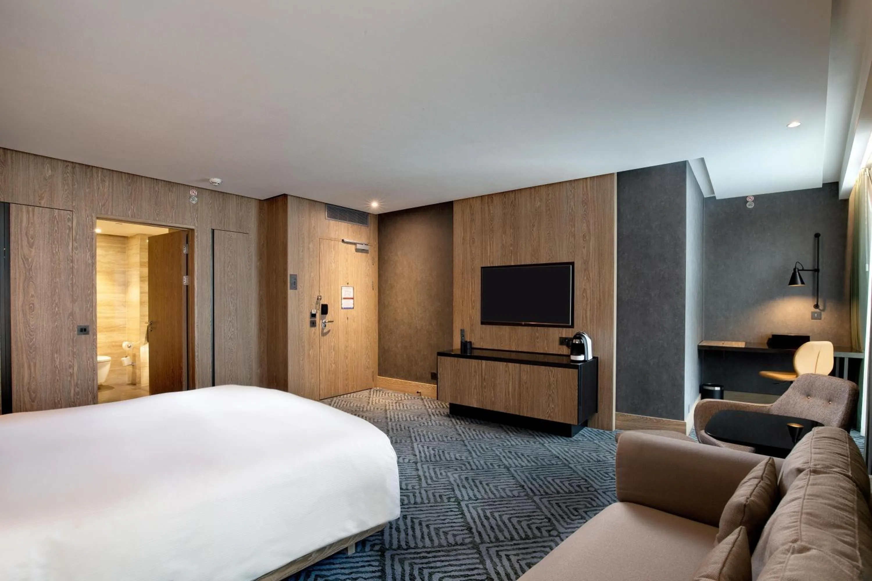 Bedroom, Bed in Hilton London Bankside
