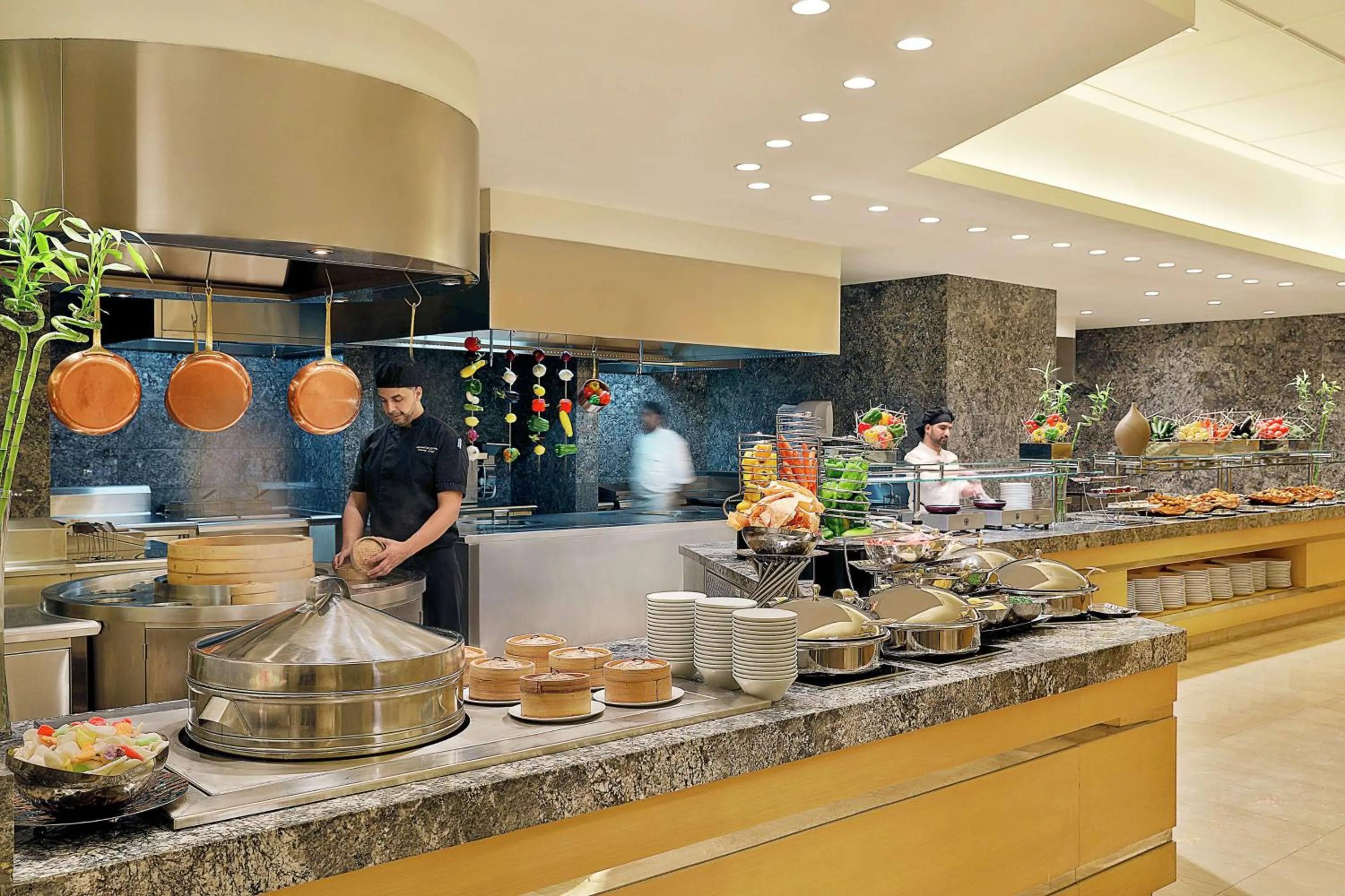 Dining area in Conrad Jabal Omar Makkah