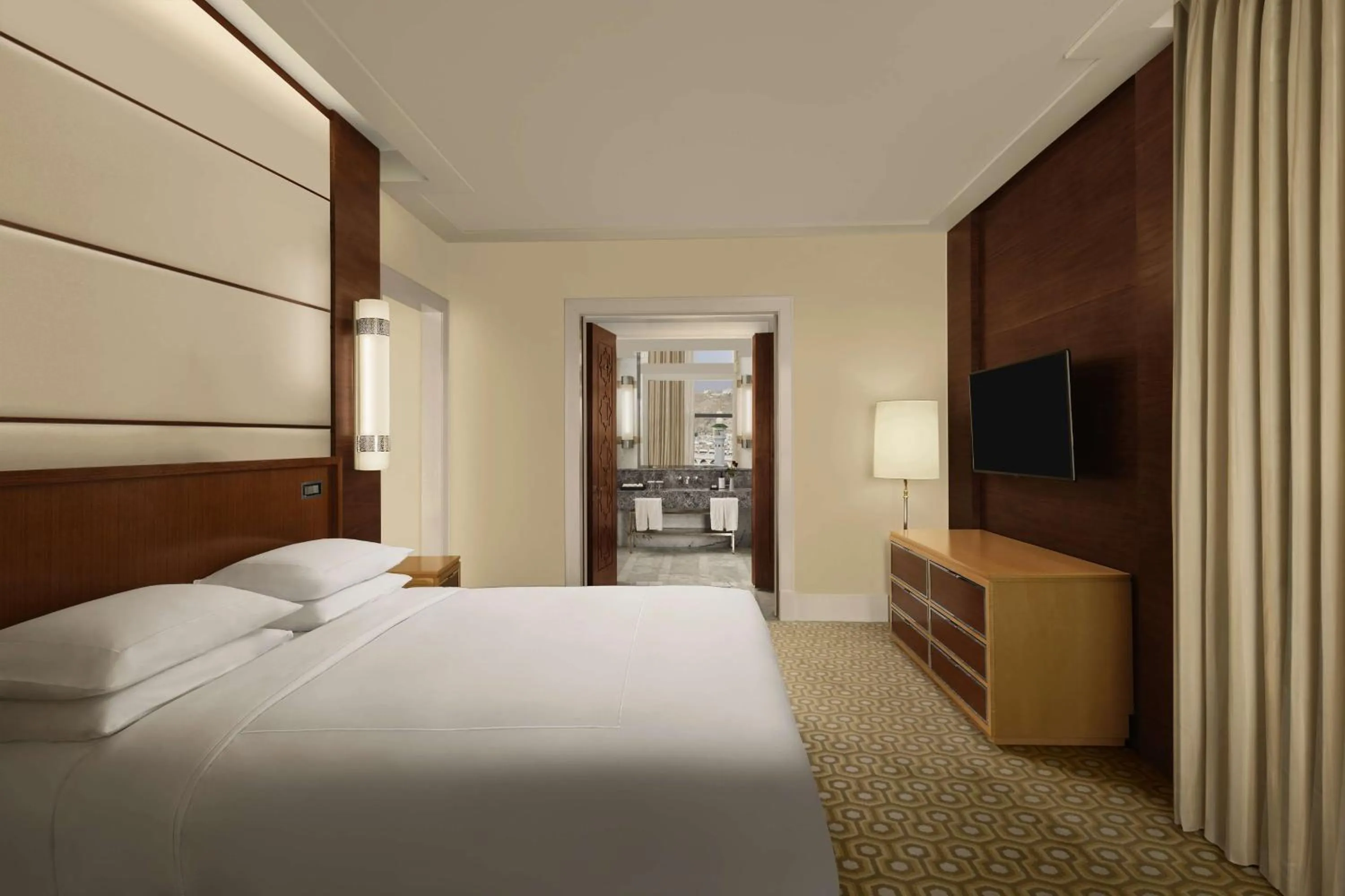 Bed in Conrad Jabal Omar Makkah