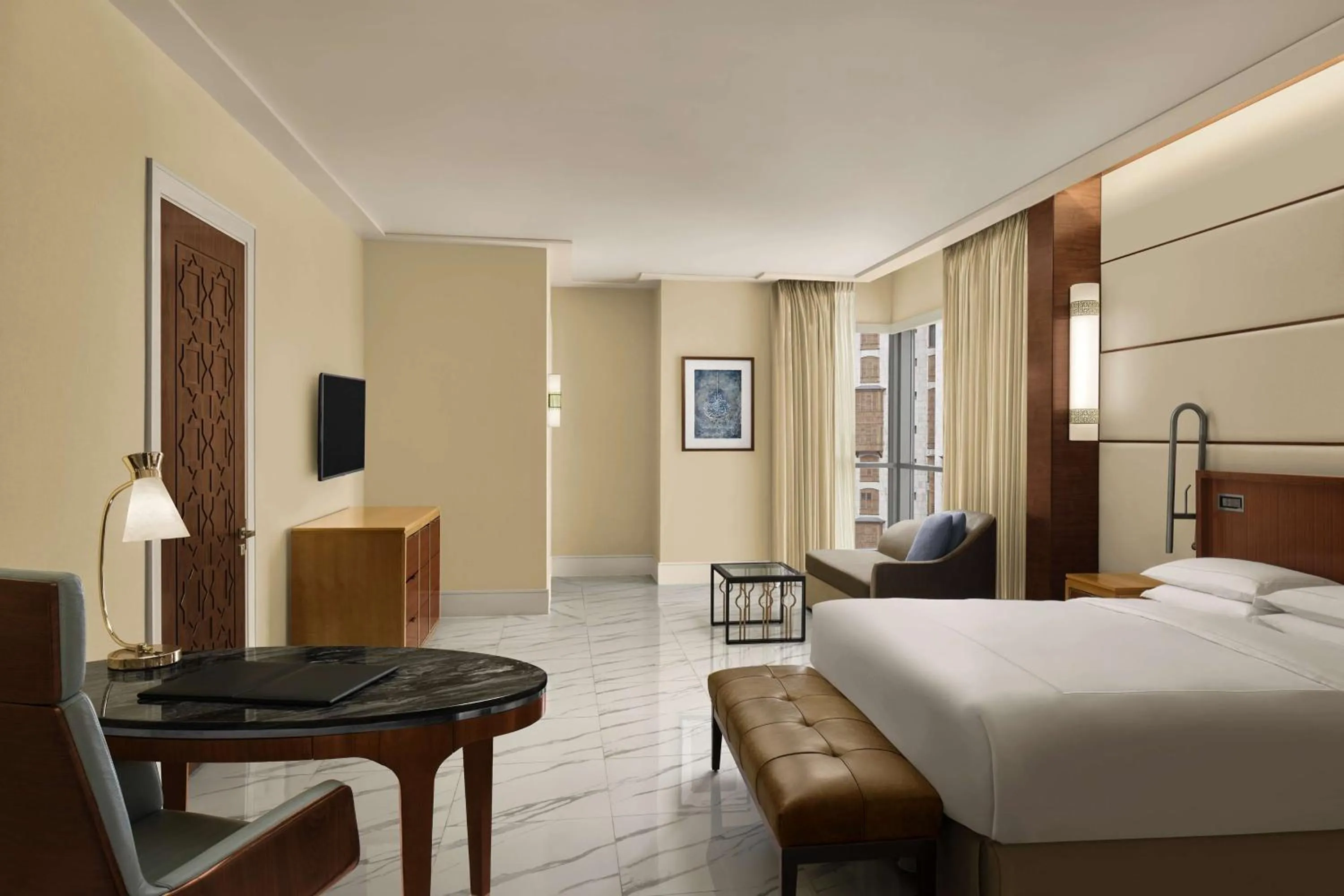 Bedroom, Bed in Conrad Jabal Omar Makkah