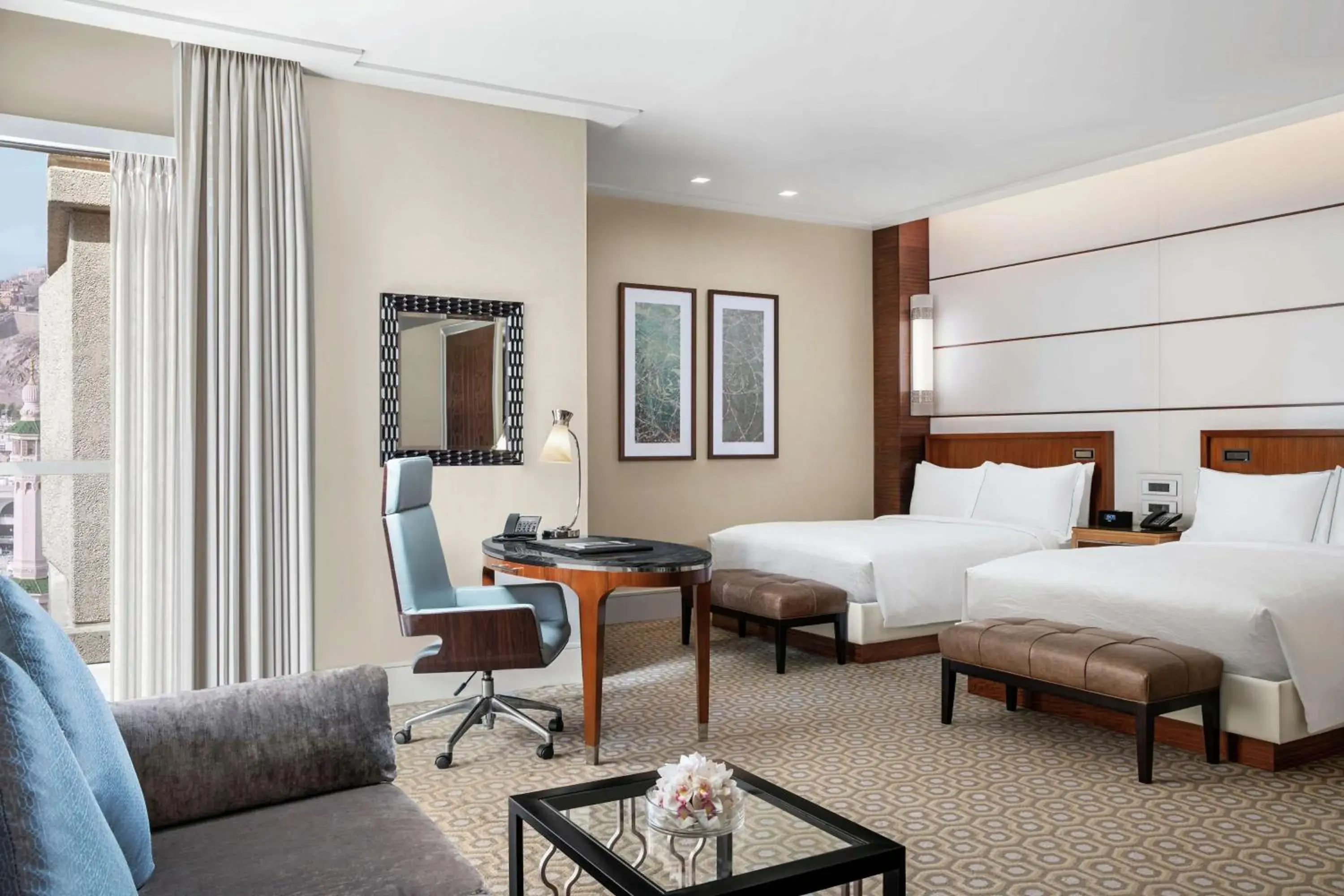 Two-Bedroom Connecting Family Room - single occupancy in Conrad Jabal Omar Makkah Two-Bedroom Connecting Family Room - single occupancy in Conrad Jabal Omar Makkah