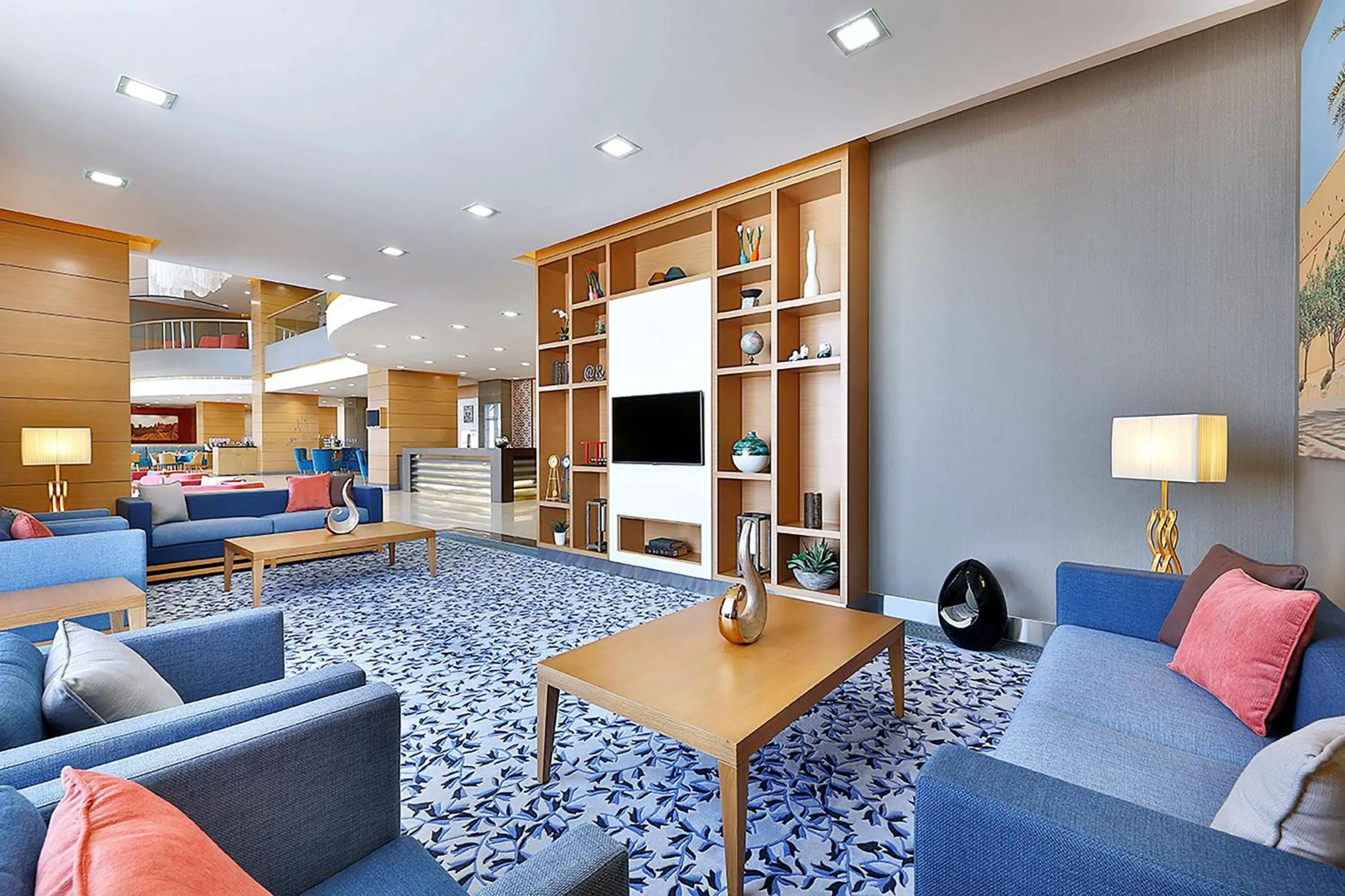 Lobby or reception in Hilton Garden Inn Tabuk